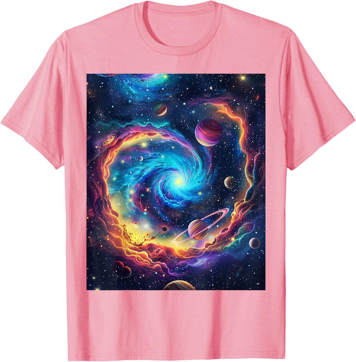 Cosmic Vortex Galaxy Space T-Shirt for Starry Nights and Adventures - 18