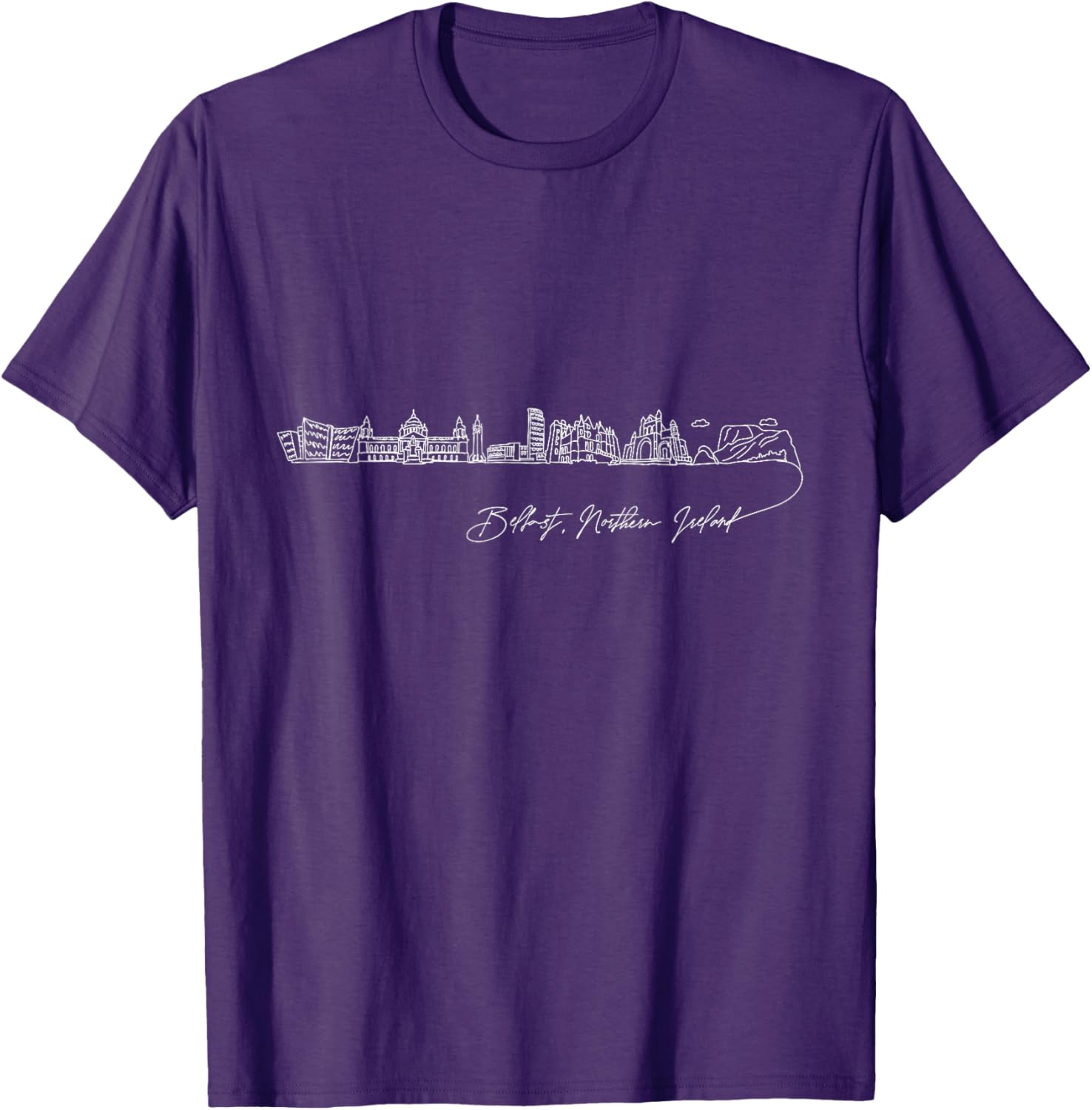 Signature Belfast City Skyline T-Shirt Perfect Northern Ireland Souvenir - 10
