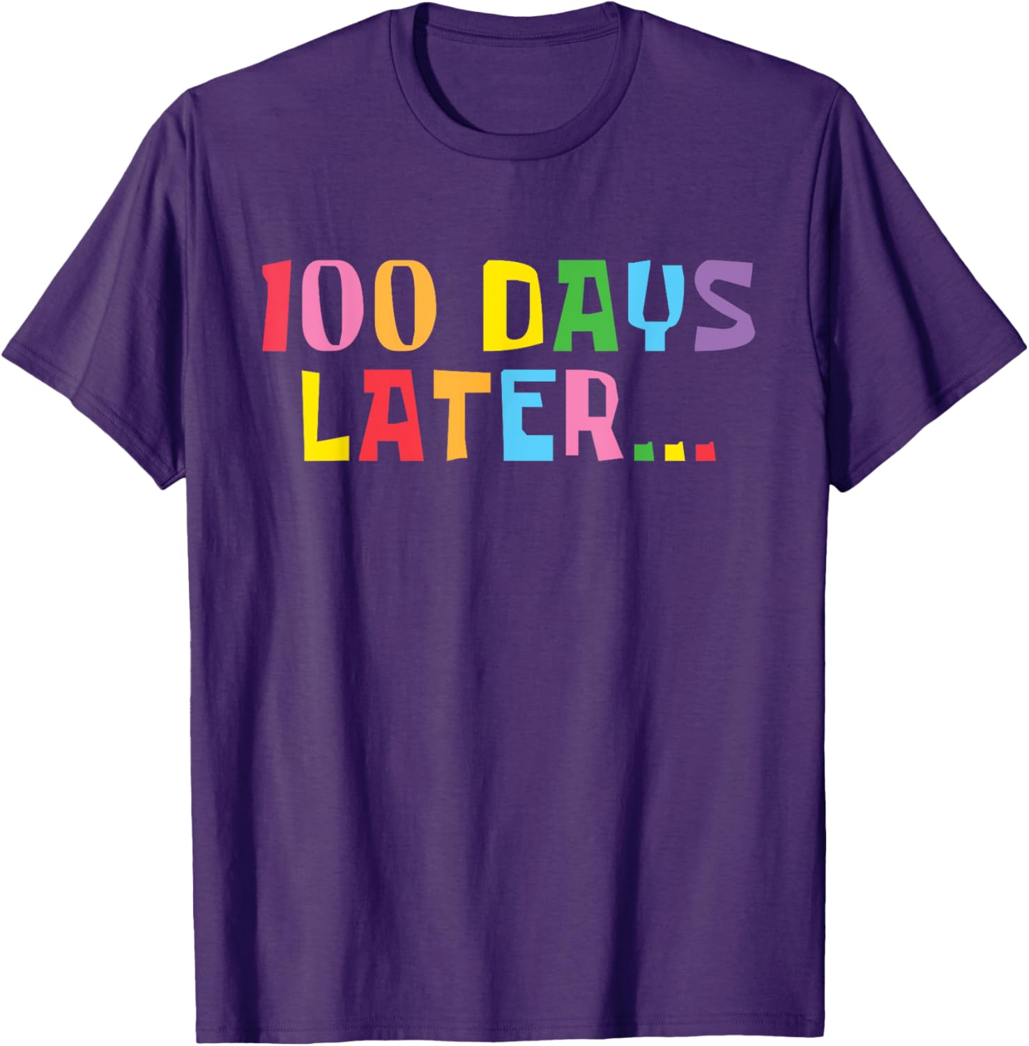 100 Days of School T-Shirt for Kids Boys and Girls Fun 100th Day Design - 6
