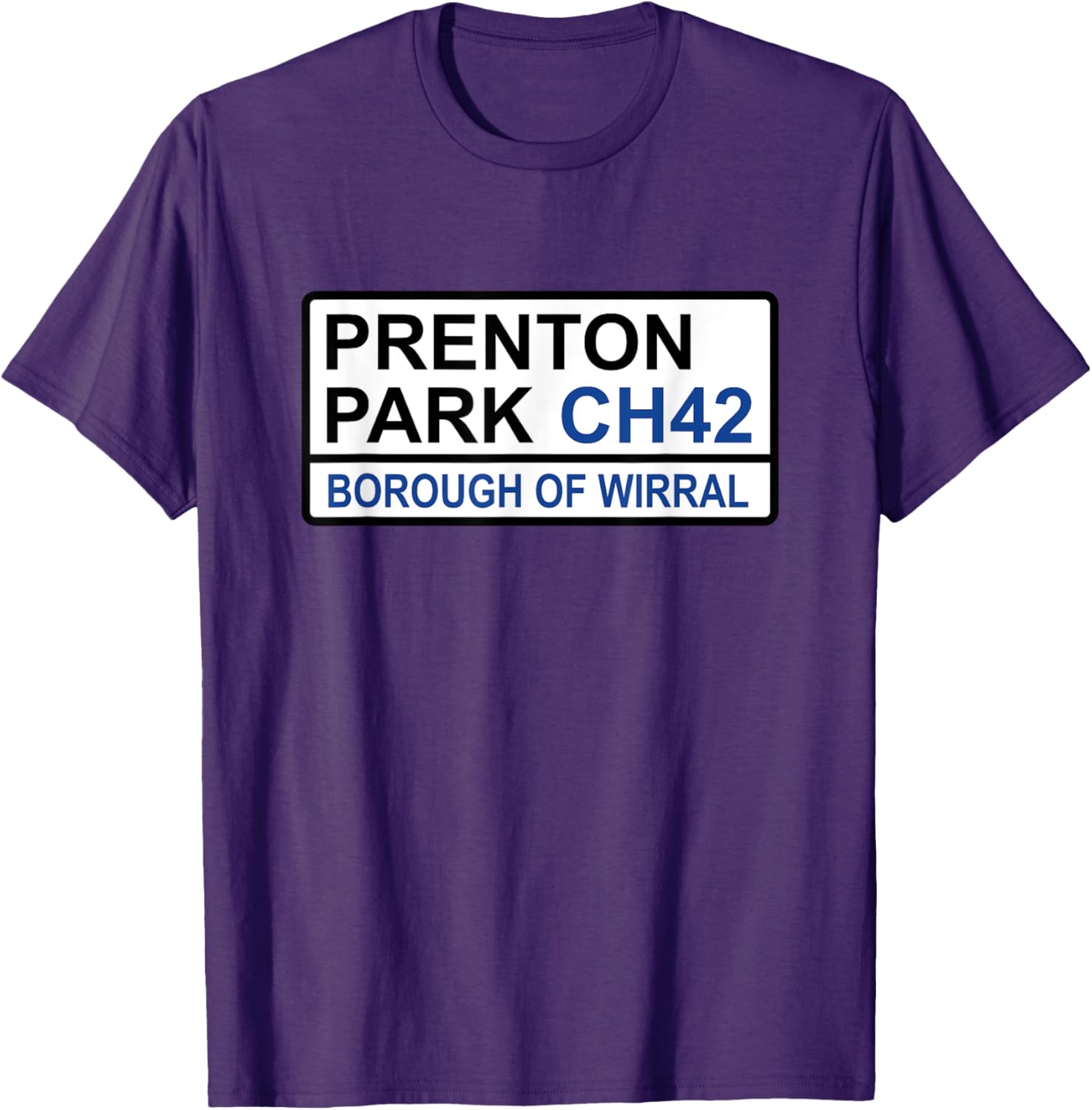 Tranmere Rovers Prenton Park Street Sign T-Shirt for Fans and Style - 14