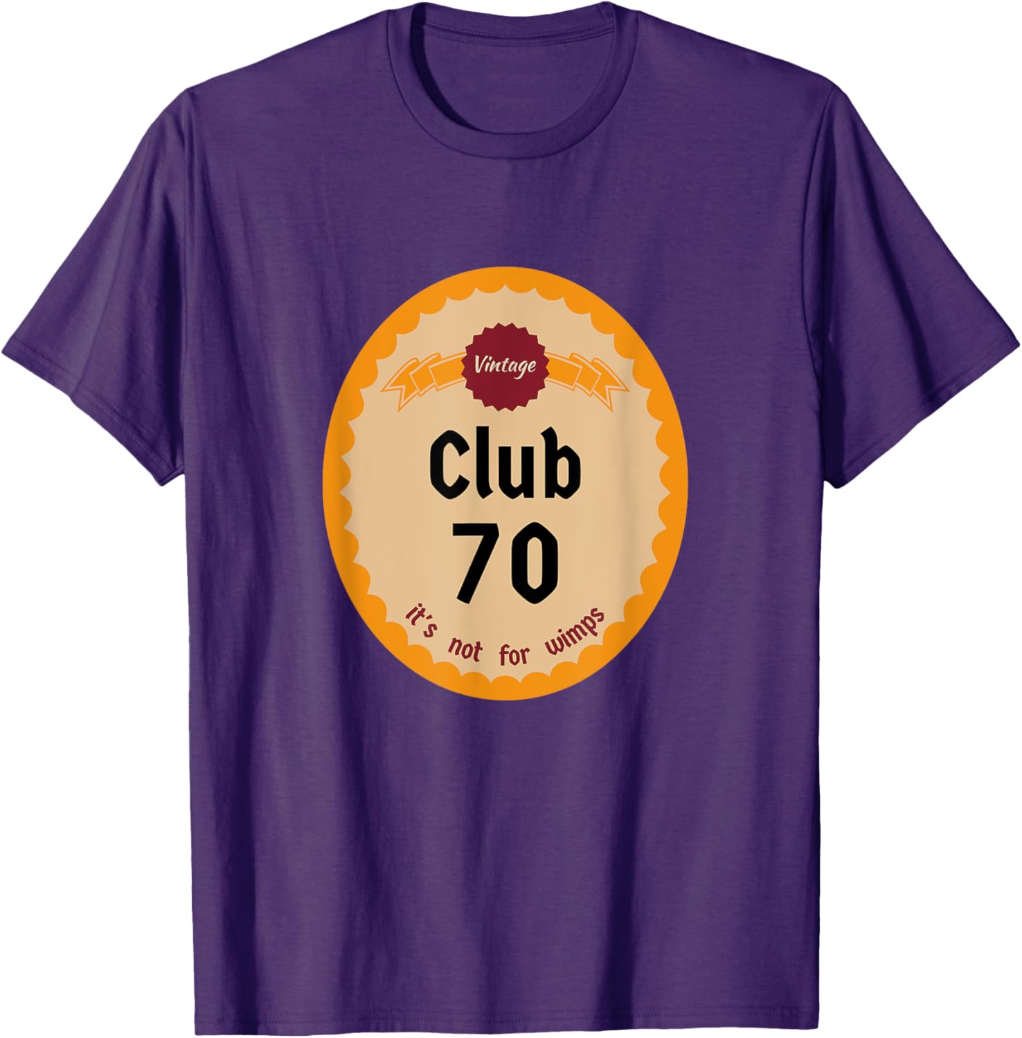 Vintage Club 70 It's Not for Wimps T-Shirt Cool Retro Graphic Tee - 14