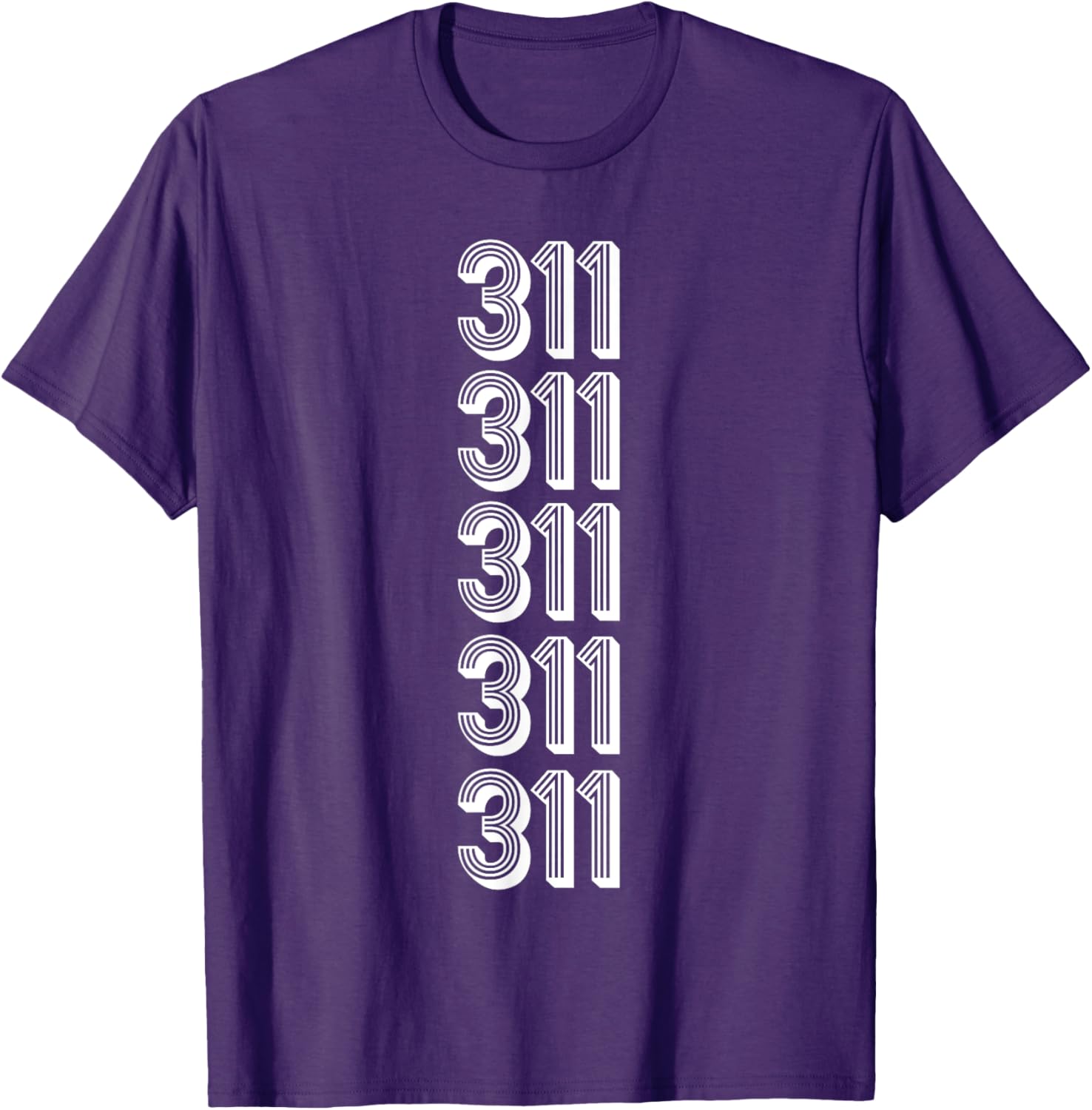 311 Area Code Chicago T-Shirt for Trendy City Lovers and Travelers - 8