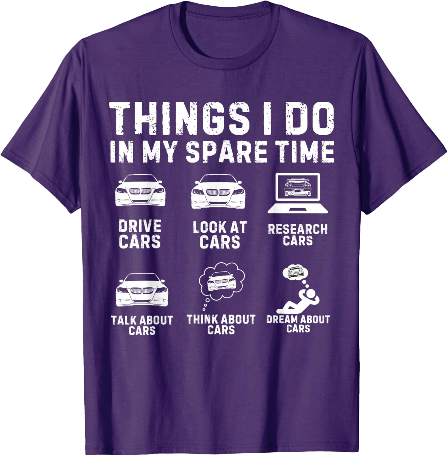 Car Enthusiast Men's T-Shirt for Spare Time Fun and Style - 15