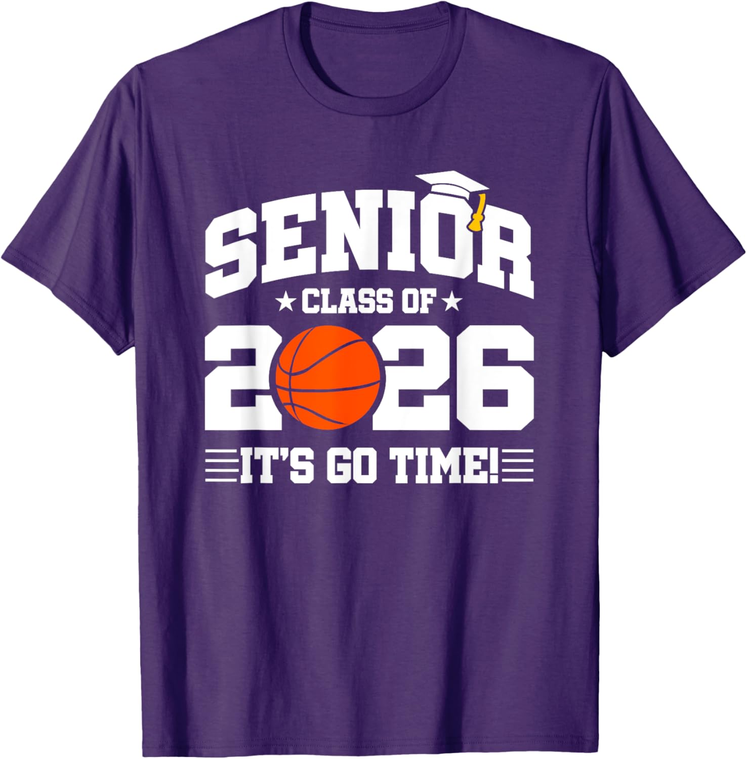 Class of 2026 Senior Year Basketball Player T-Shirt for Basketball Fans - 10