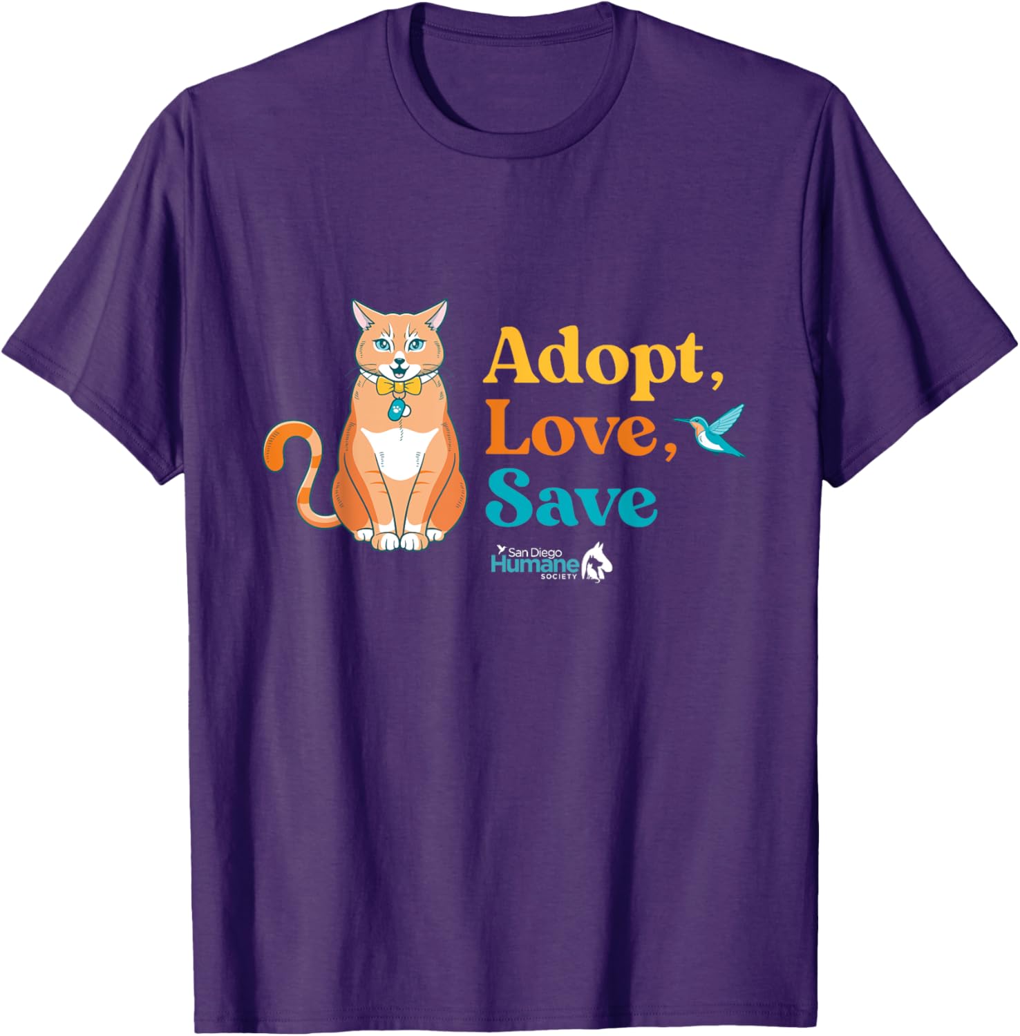 Adopt Love Save Rescue Cat T-Shirt for Men and Women - Perfect Gift! - 4
