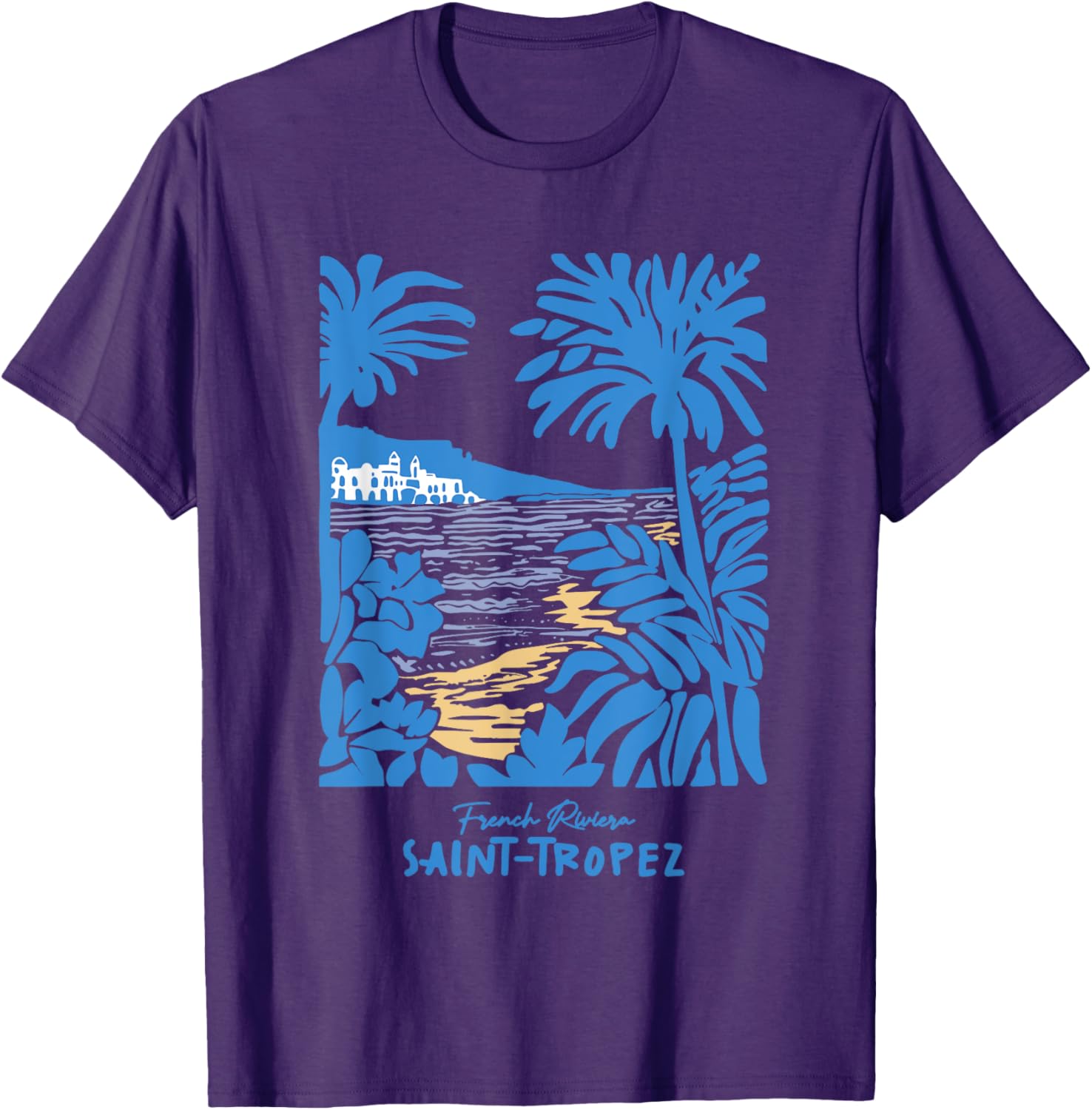 Saint Tropez French Riviera Vacation T-Shirt for Trendy Style Lovers - 11