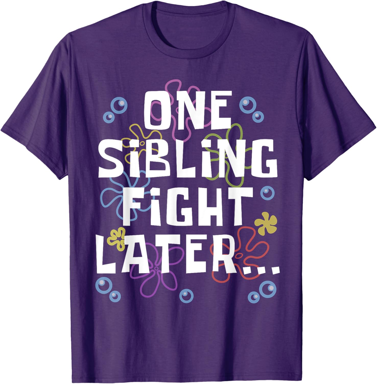 Siblings Matching Brother Sister T-Shirt One Sibling Fight Later Design - 3