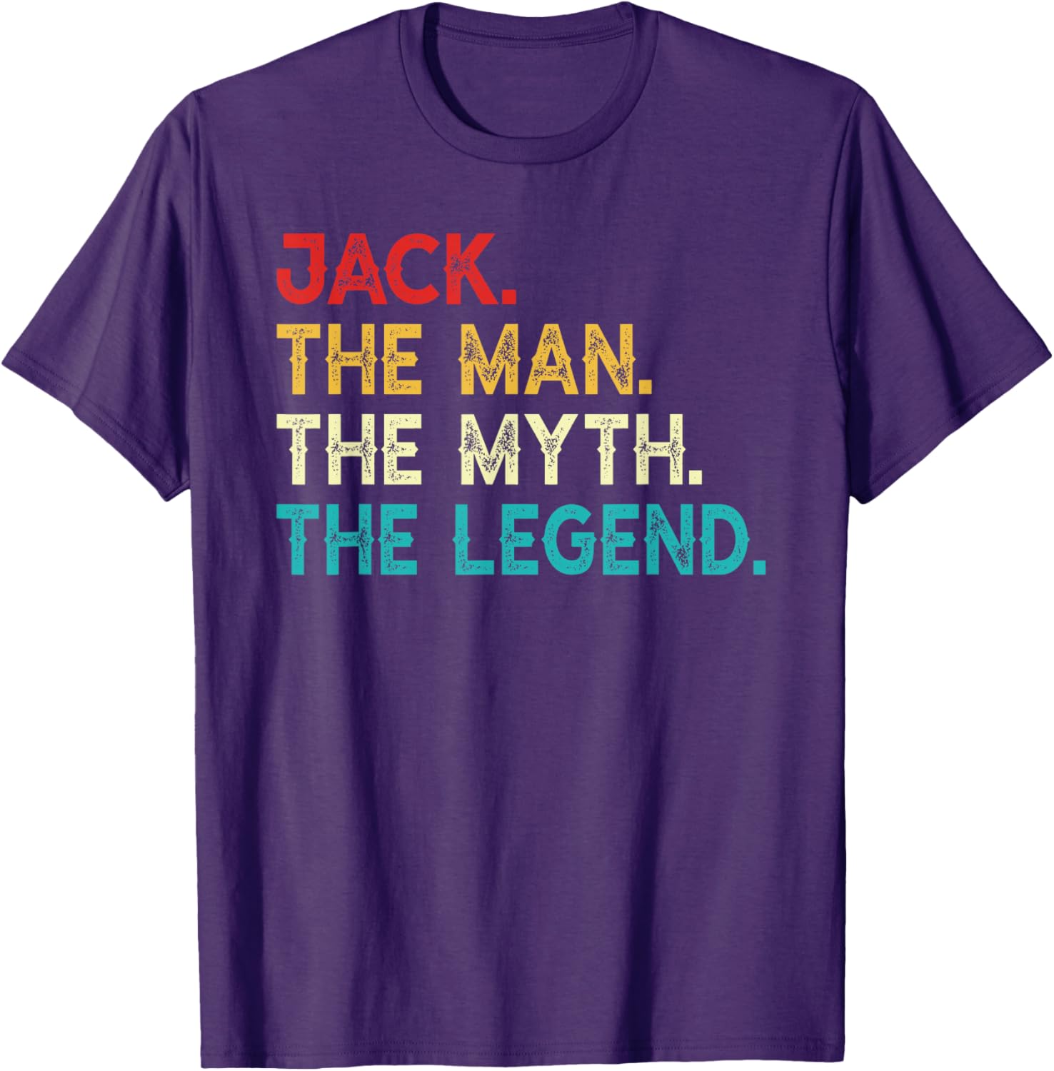 Funny Vintage Jack The Man The Myth The Legend Birthday T-Shirt - 18