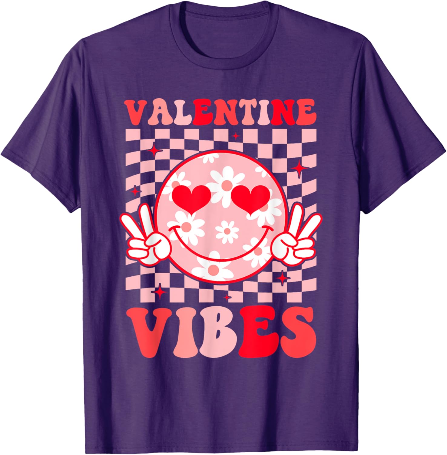 Retro Heart Valentine's Day T-Shirt for Boys and Girls Perfect Gift - 11