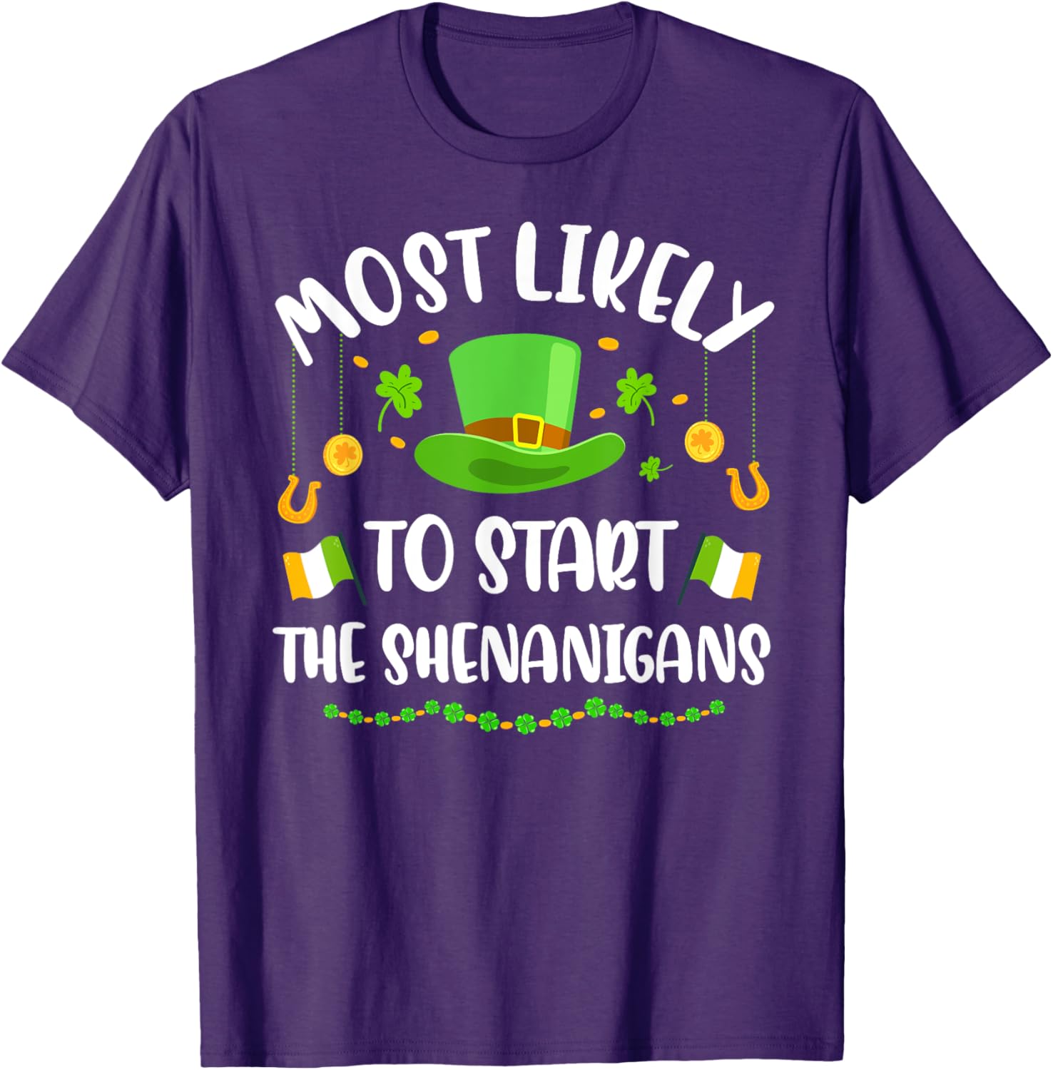St Patricks Day Shamrock Shenanigan T-Shirt for Fun Celebrations - 8