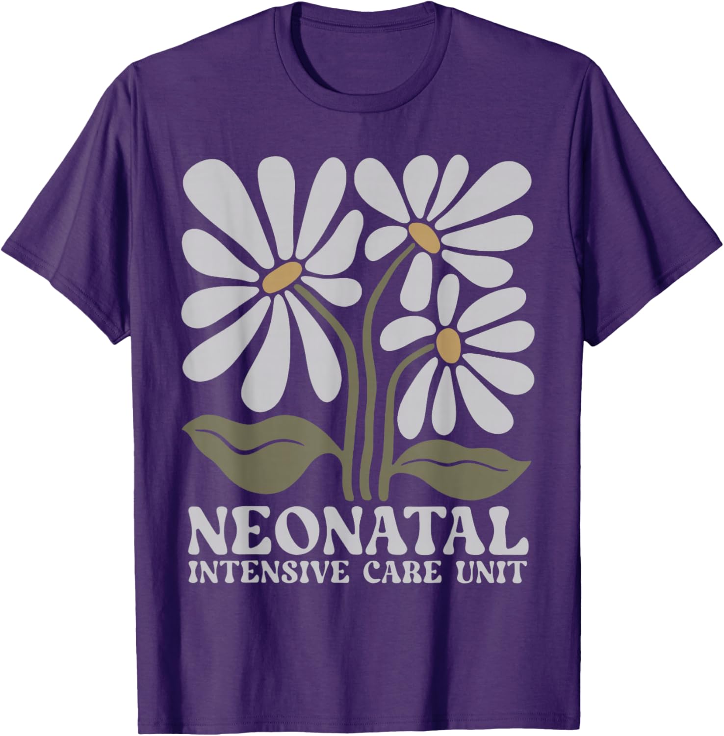 Boho Floral NICU Nurse T-Shirt for Neonatal RNs - Stylish and Comfy - 13
