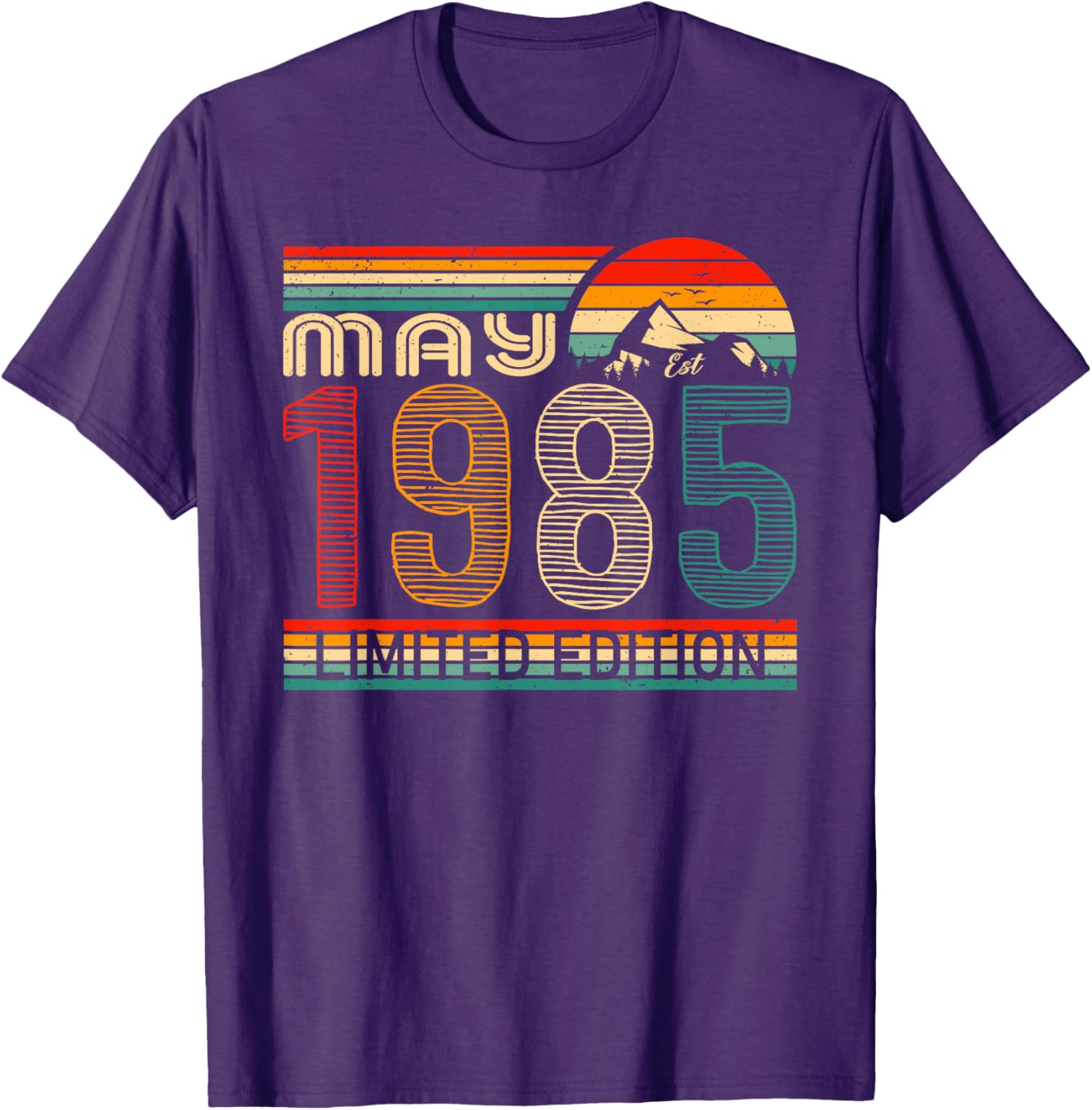 Classic 1985 Vintage Birthday T-Shirt May 1985 Limited Edition Gift - 8