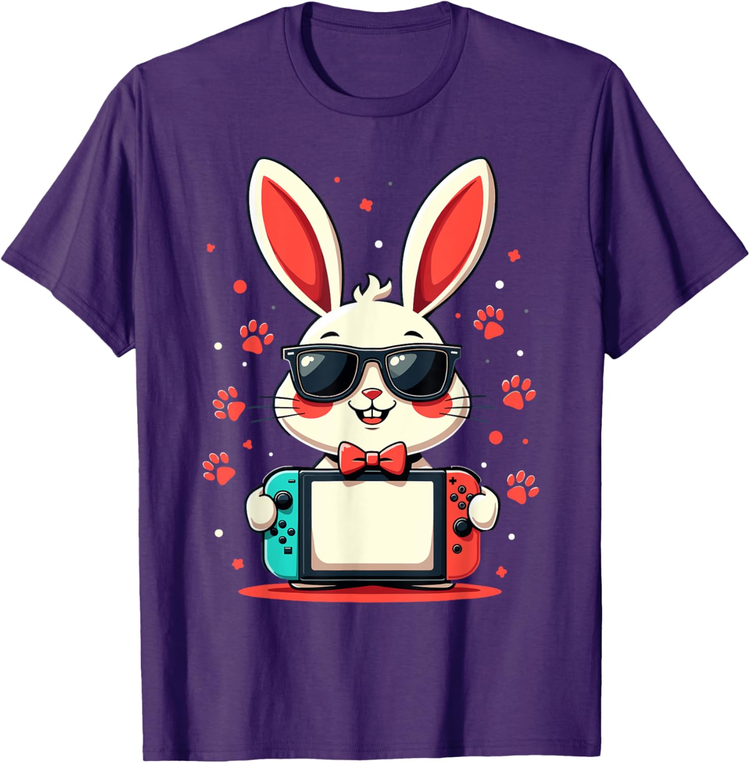 Cute Bunny Gaming Controller T-Shirt for Easter Gamer Boys Gifts - 19
