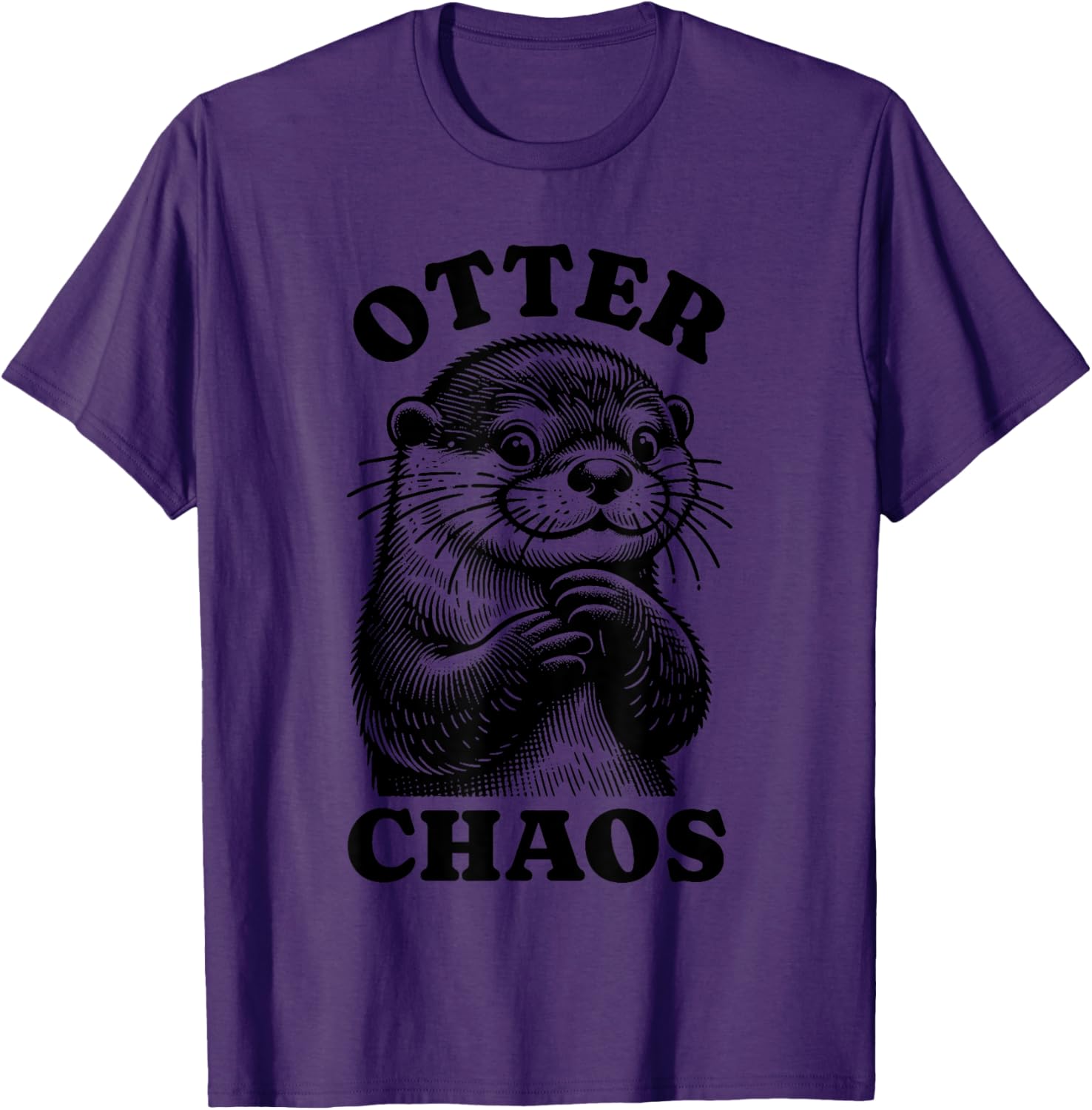 Silly Otter Chaos T-Shirt for Fun-Loving Animal Lovers - 5