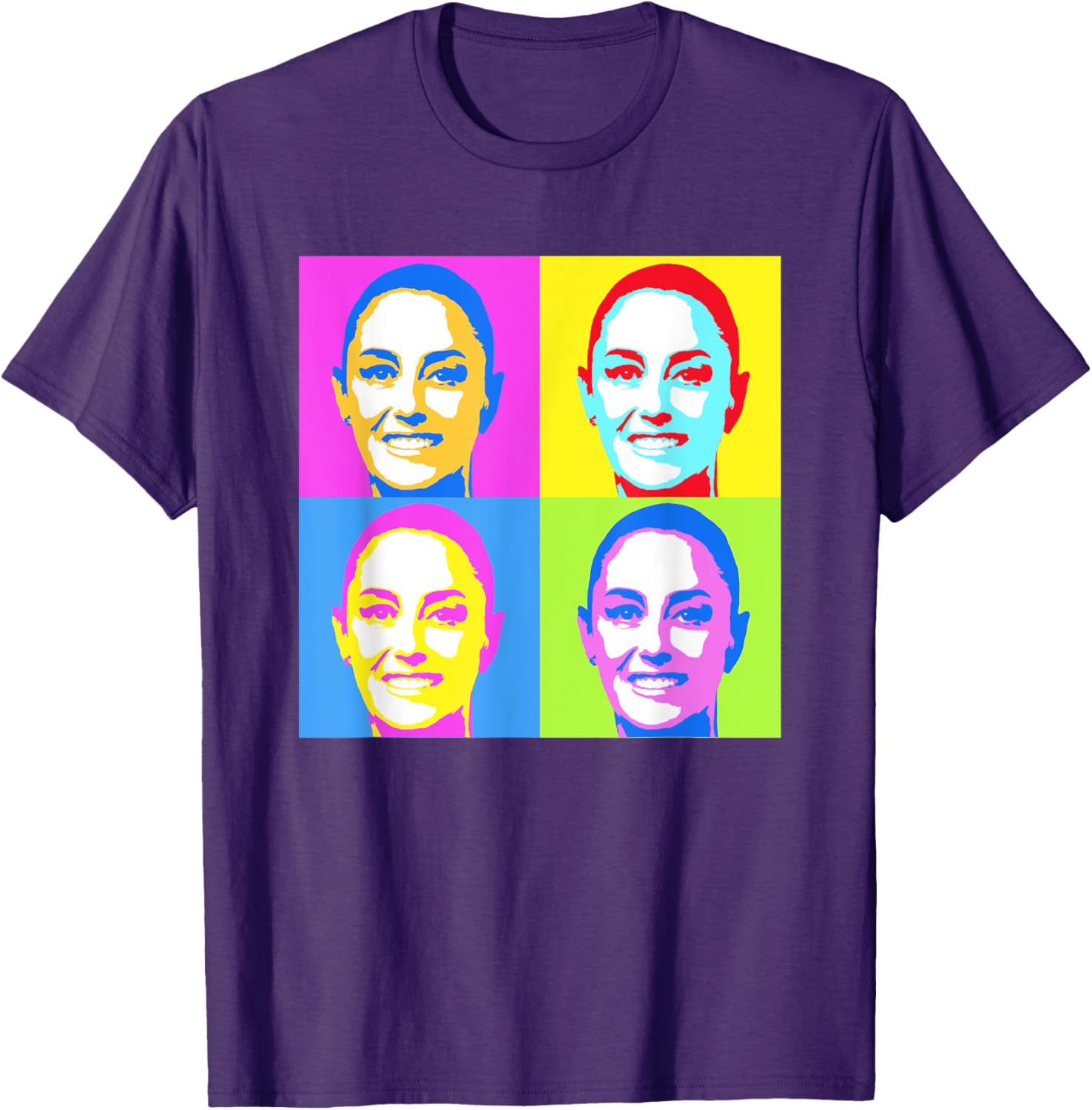 Claudia Sheinbaum Pop Art T-Shirt for Supporters of Mexico's President - 5