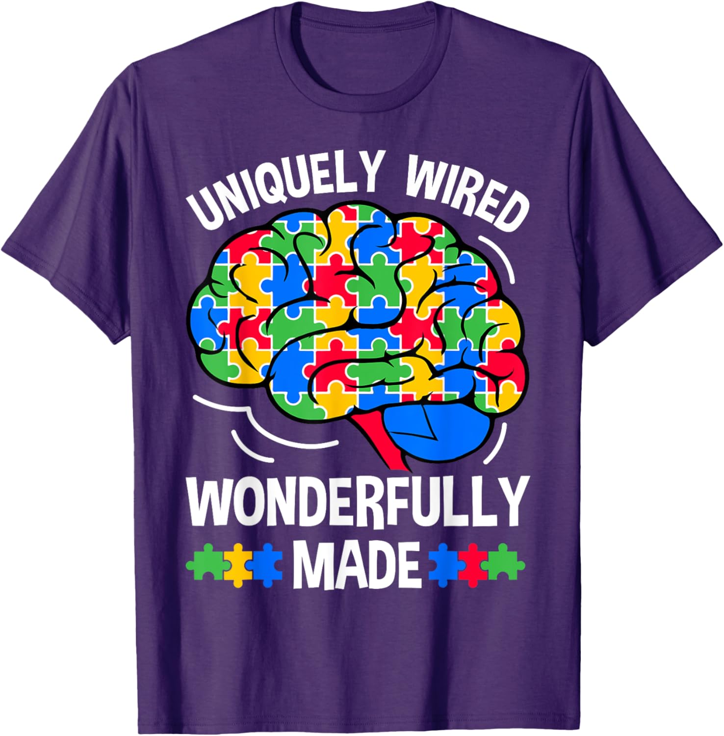 Uniquely Wired Wonderfully Made Autism Awareness T-Shirt for Kids - 16