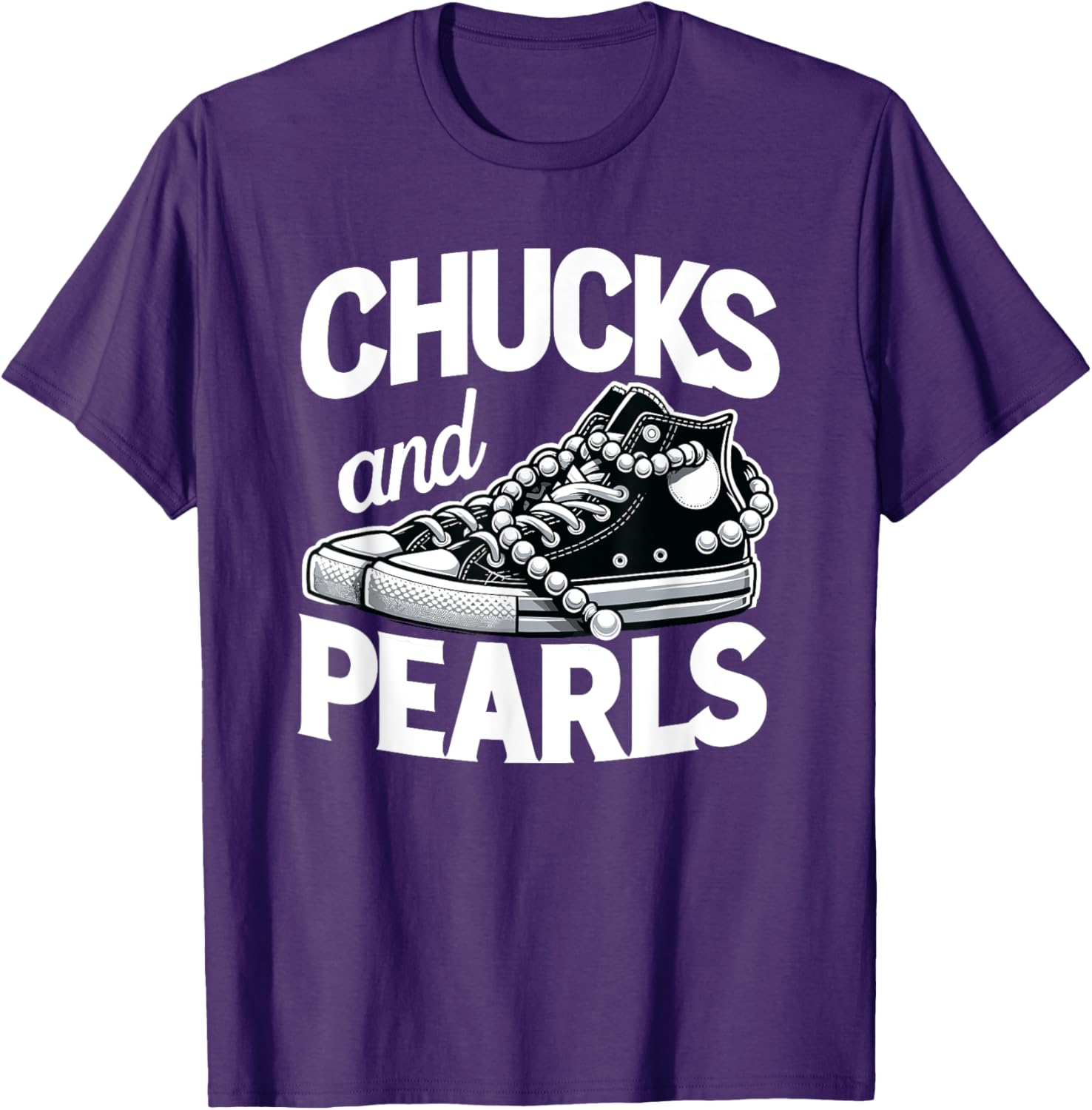 Chucks Cute Women's Pearl T-Shirt for Stylish Comfort and Elegance - 14