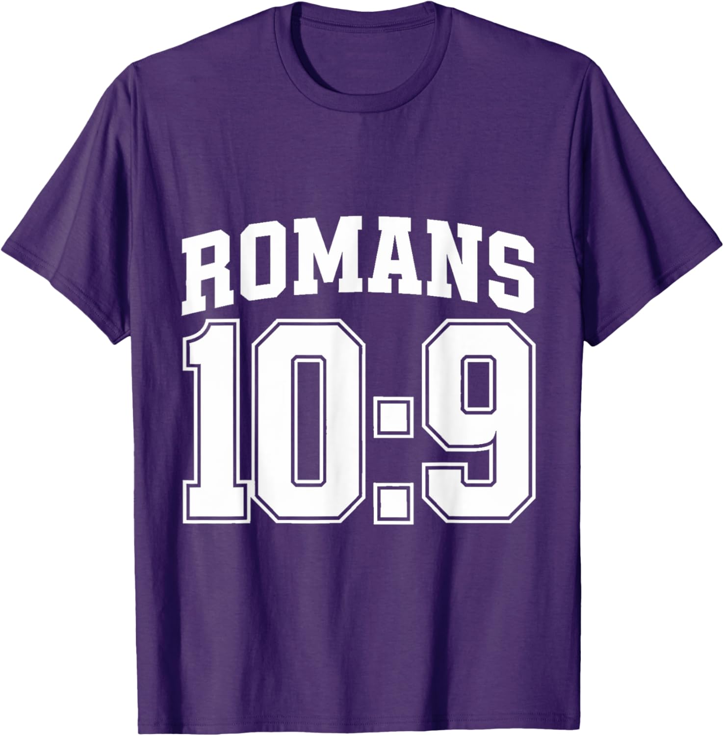 Romans 10:9 Christian Sports Jersey Motivational T-Shirt for All Fans - 8