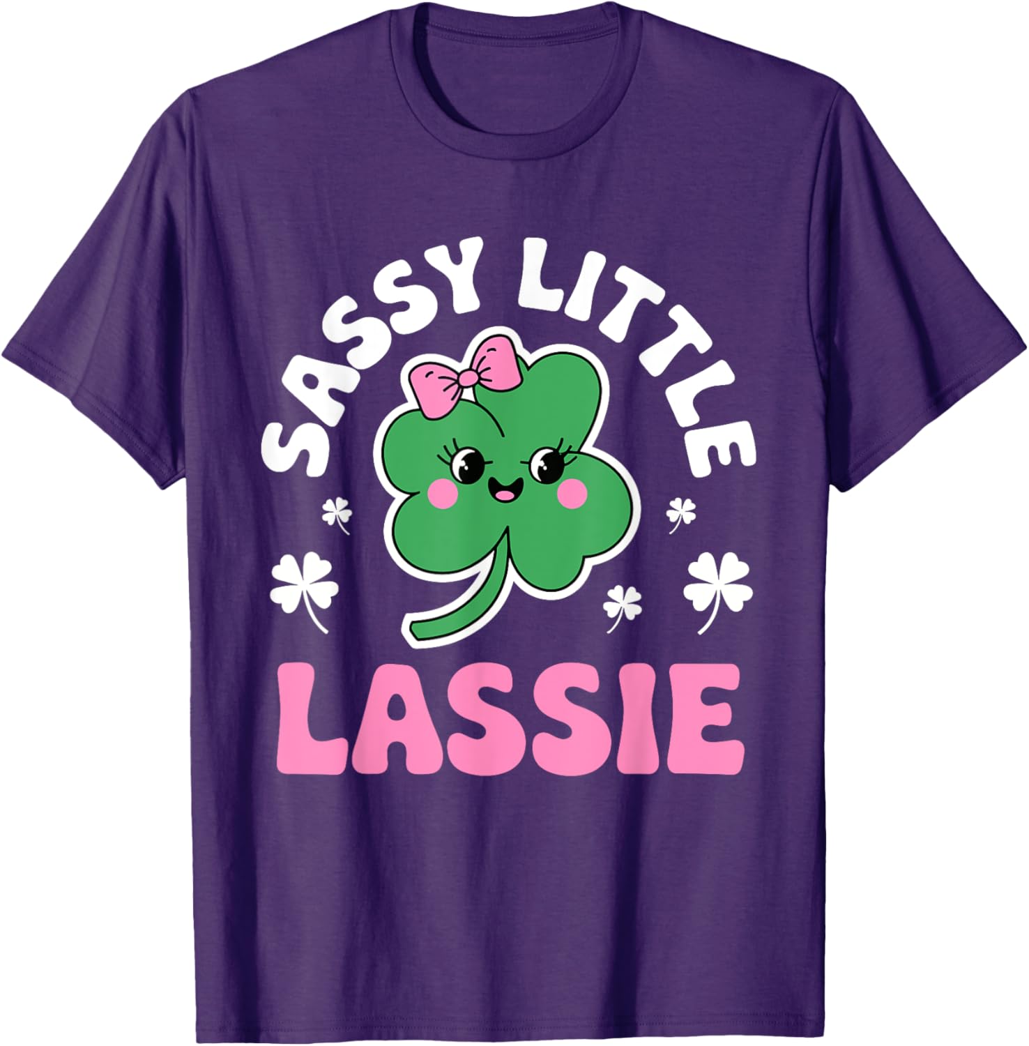 Sassy Little Lassy Girls St Patricks Day T-Shirt Irish Outfit - 12