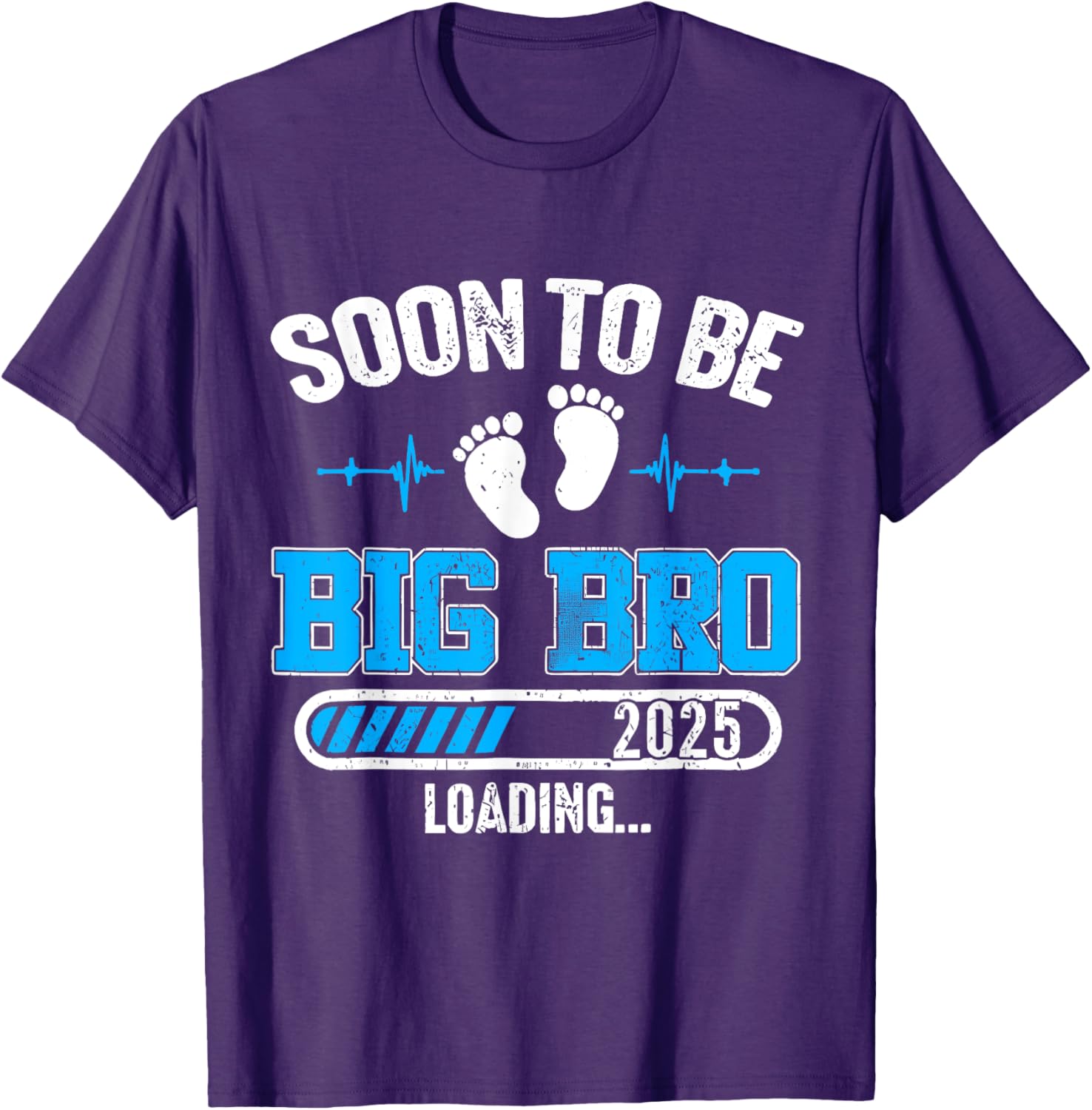 Soon To Be Big Brother 2025 Loading Pregnancy Announcement T-Shirt - 17
