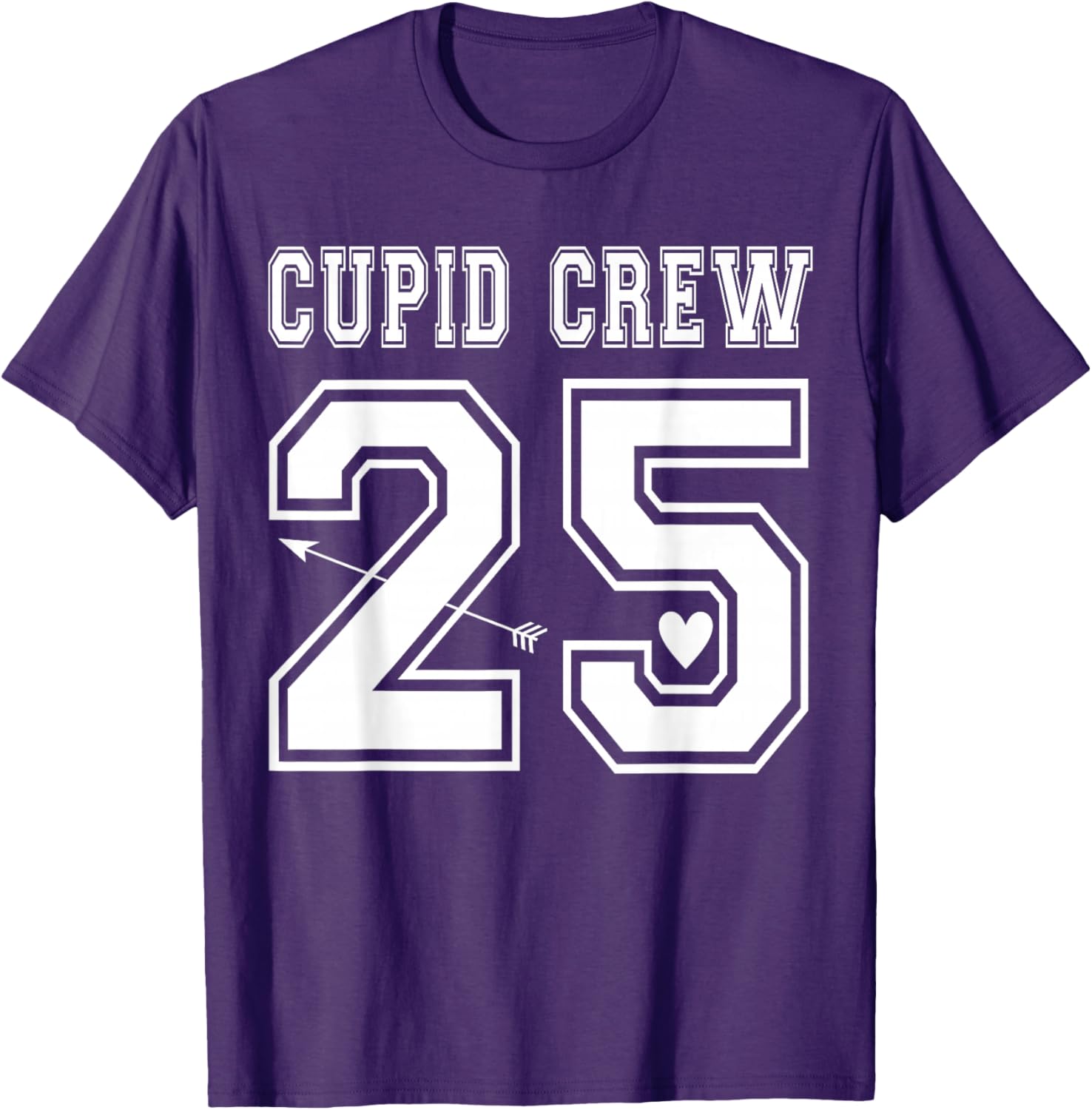 Cupid Crew 2025 Valentine's Day Love Sports Jersey Style T-Shirt - 4