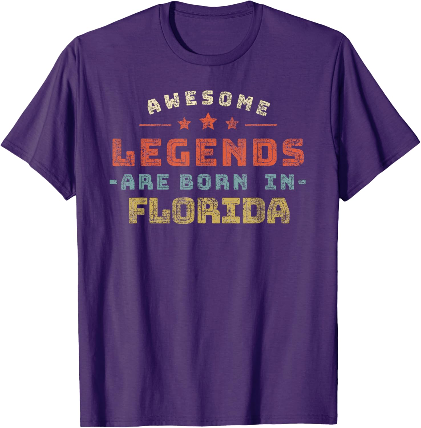 Vintage Florida Birthday T-Shirt for Men and Women - Unique Gift Idea - 3