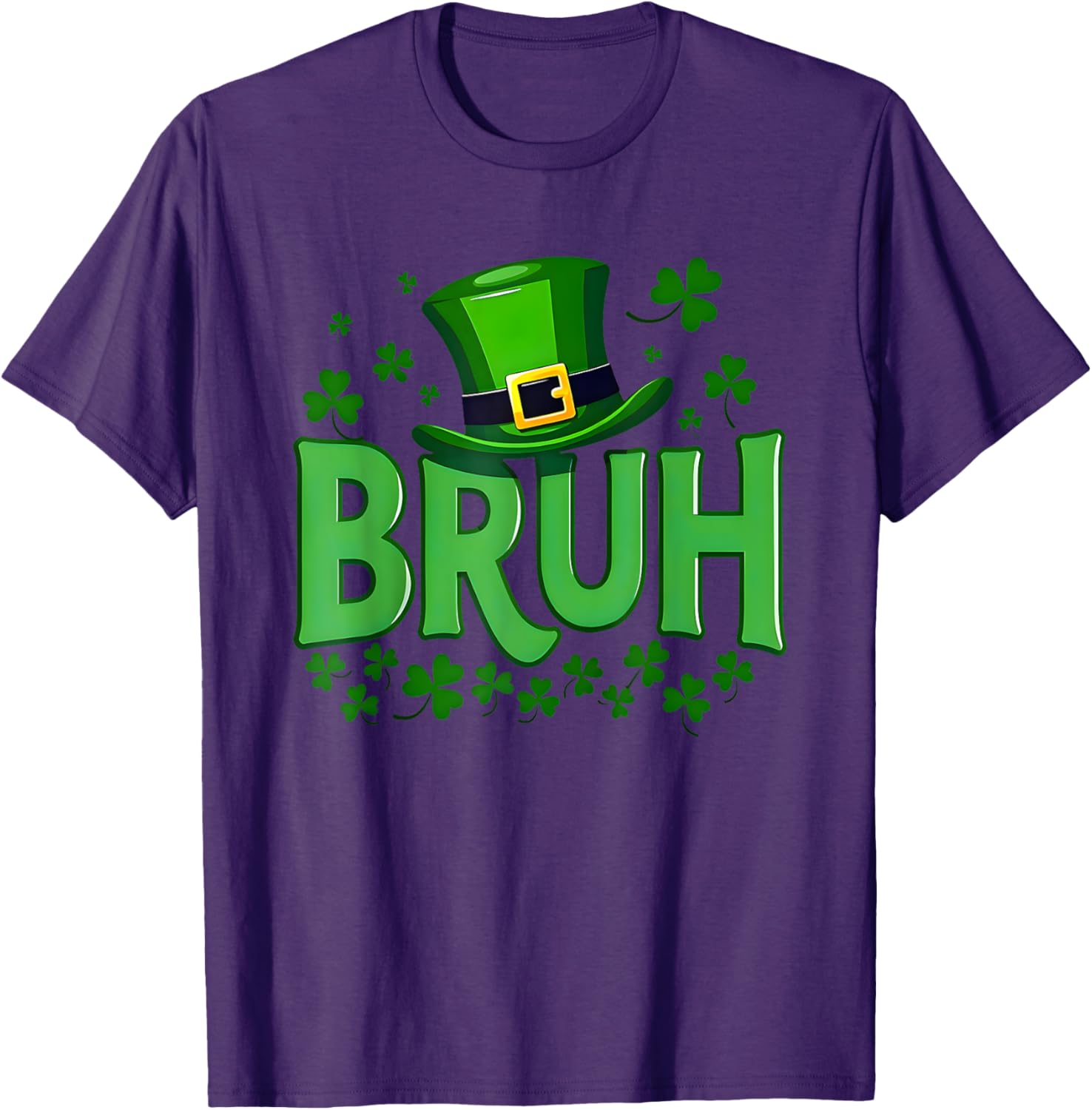 Cool Bruh Dabbing Shamrock T-Shirt for St Patricks Day Teens and Kids - 1