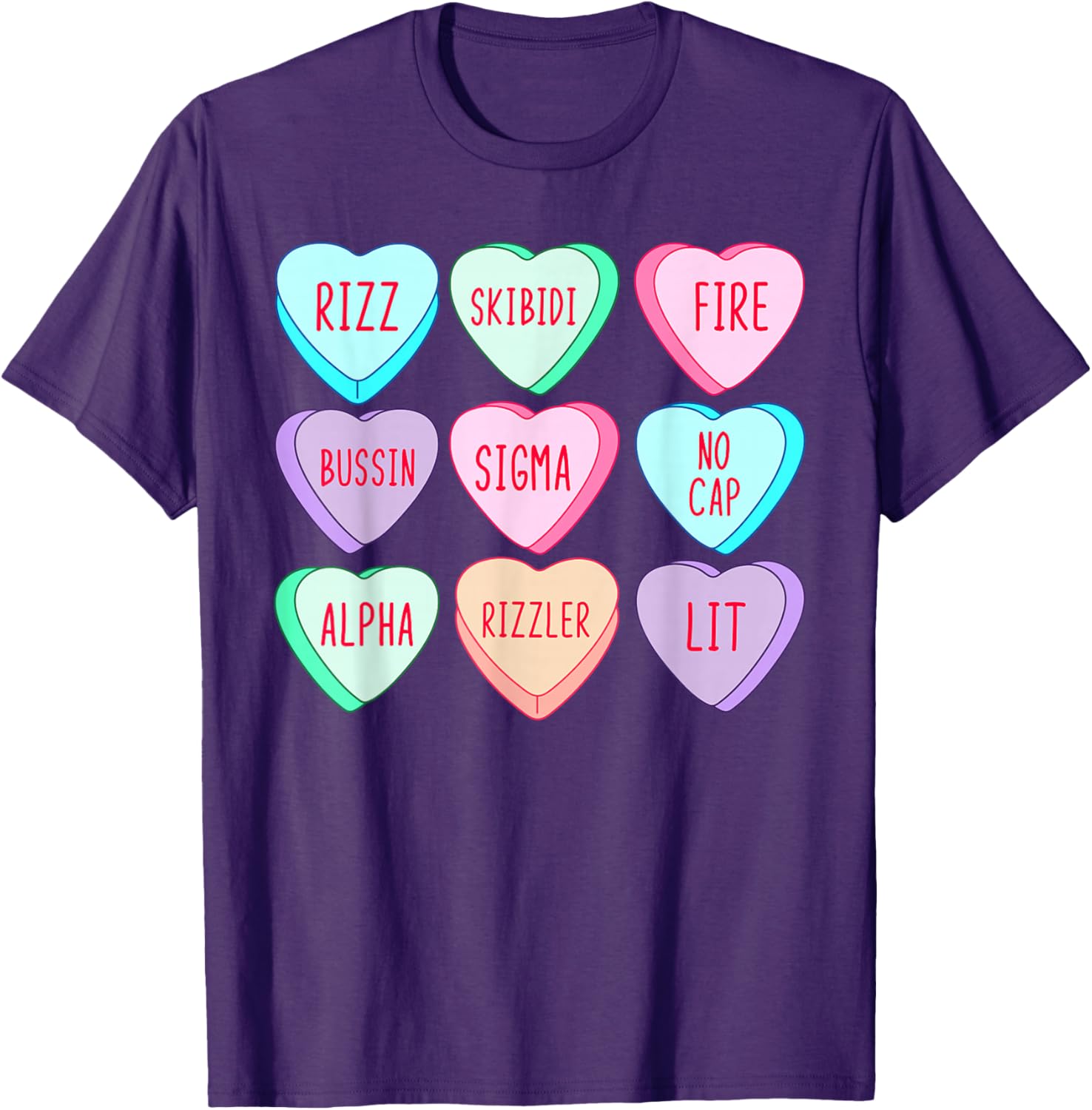 Funny Skibidi Valentine's Day Rizz T-Shirt for Lovable Couples - 11