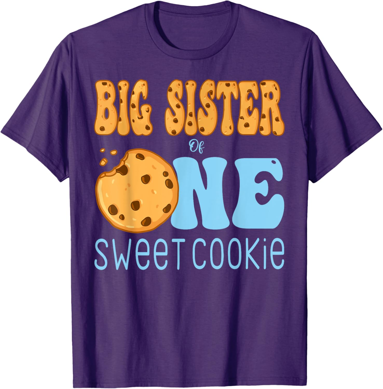 Big Sister Cookies and Milk Birthday Party T-Shirt for Kids - 2