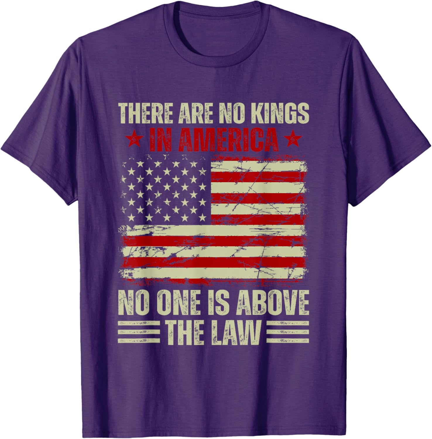 There Are No Kings In America T-Shirt - Stand For Justice and Equality - 20