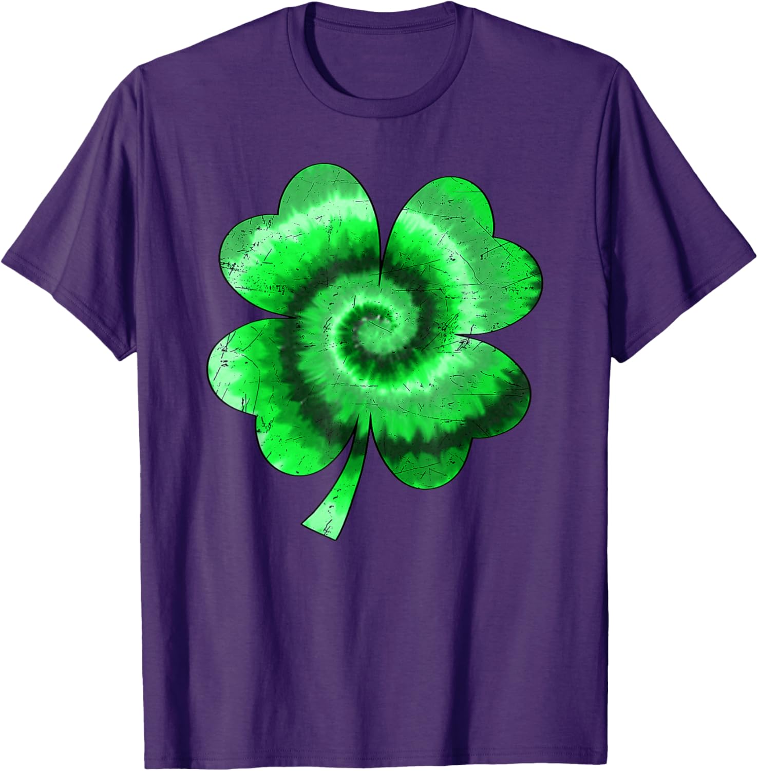 Tie Dye Shamrock T-Shirt for St Patrick's Day - Fun for All Ages - 8