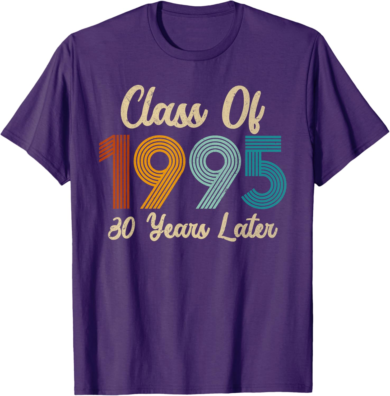 Vintage Class of 1995 Reunion T-Shirt for 30th Year Alumni Celebration - 7