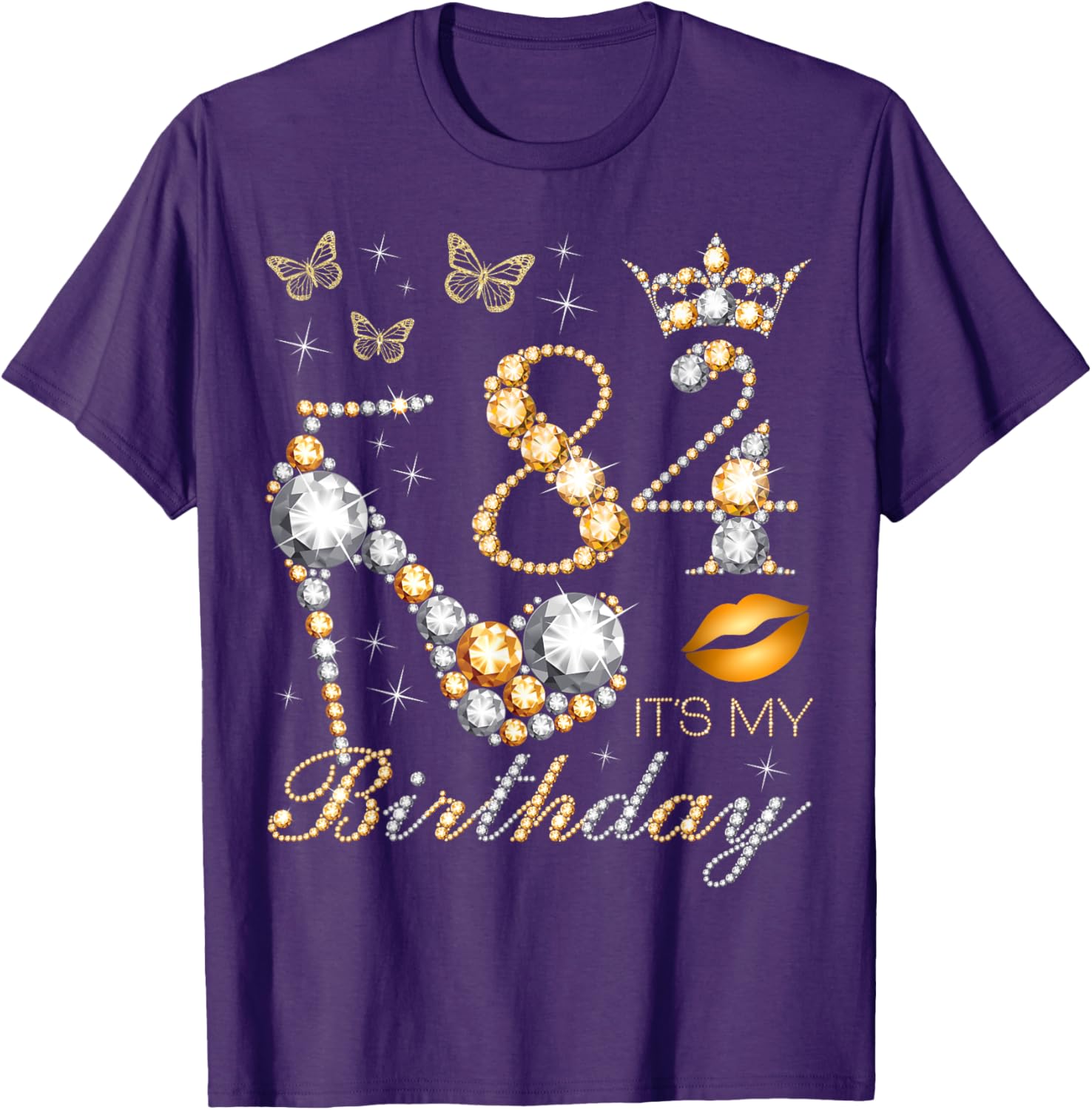 Celebrate Your 84th Birthday in Style with this B-Day Queen T-Shirt - 14