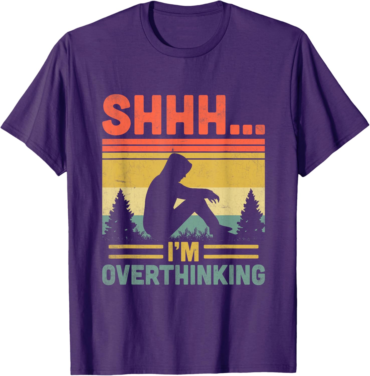 Shhh I’m Overthinking T-Shirt for Introverts – Funny & Cozy Apparel - 11