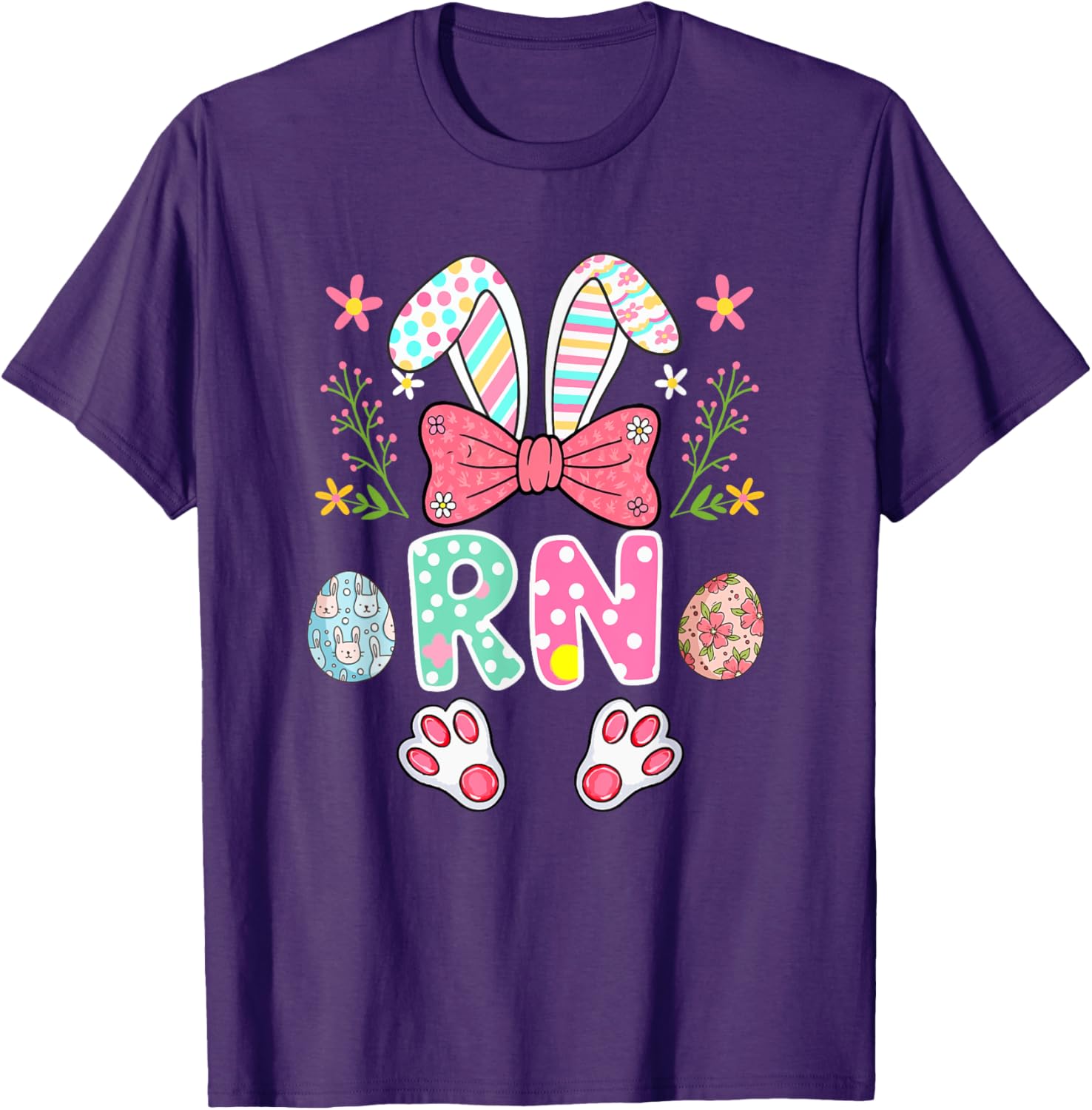 RN Job Easter Bunny Women's Costume T-Shirt for Egg Hunting Fun - 26