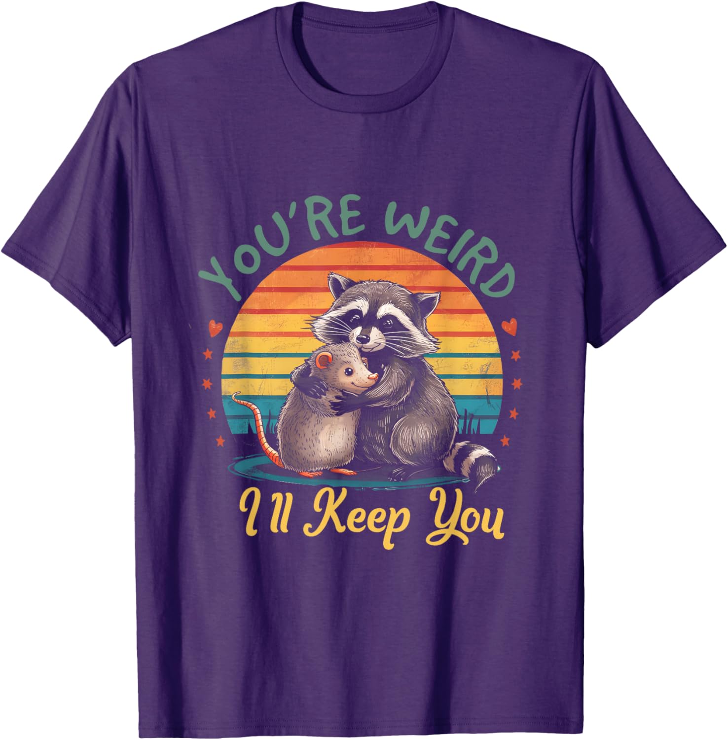 Celebrate Your Weirdness with Our Fun You Are Weird I'll Keep You T-Shirt - 8