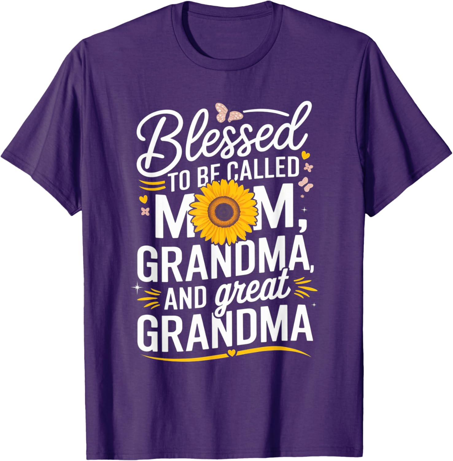 Blessed To Be Called Mom Grandma Great Grandma Mother's Day T-Shirt - 10