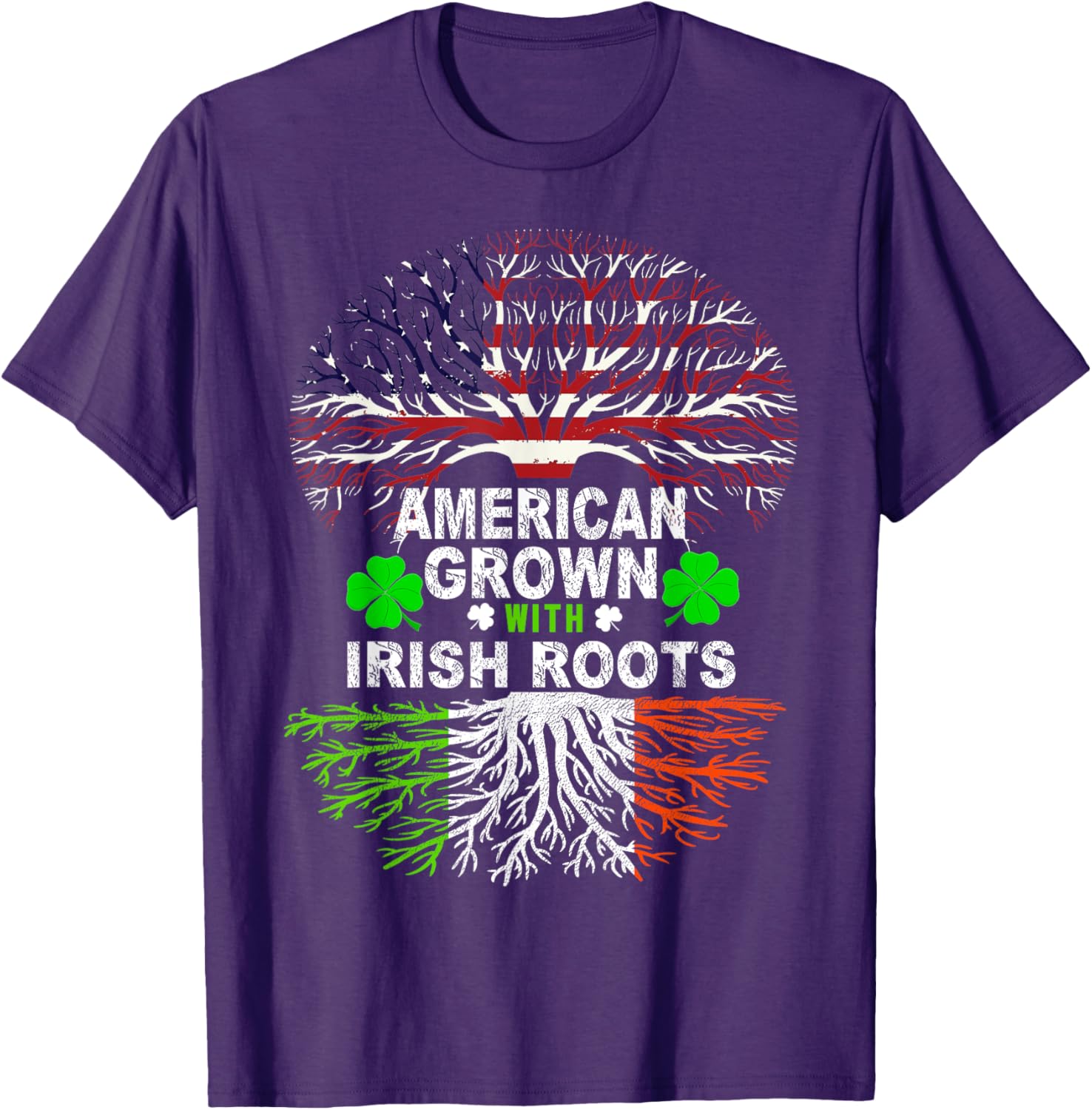 American Grown Irish Roots St. Patrick's Day T-Shirt for Festive Fun - 14