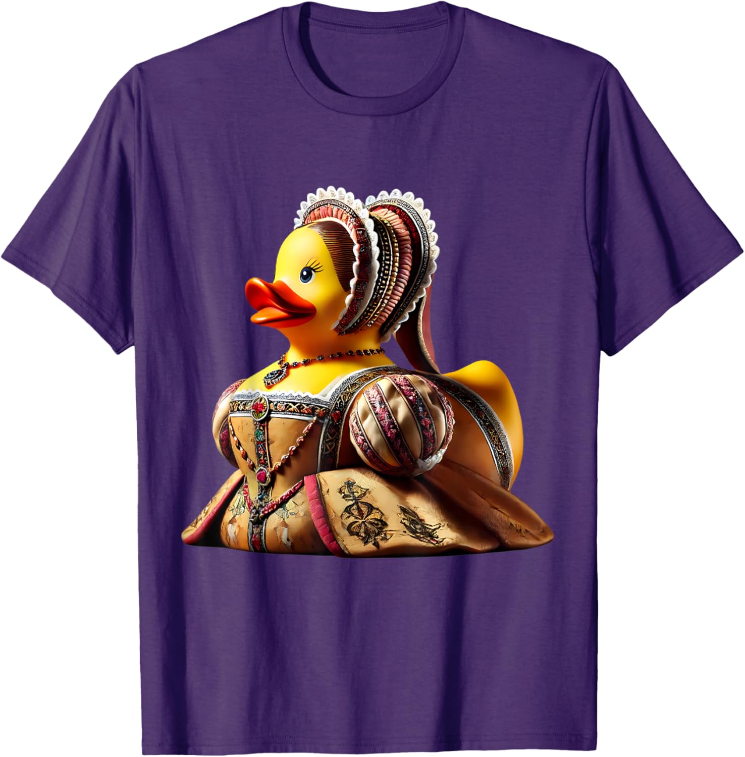 Rubber Duck Anne Boleyn T-Shirt Fun Historical Figure Apparel - 7