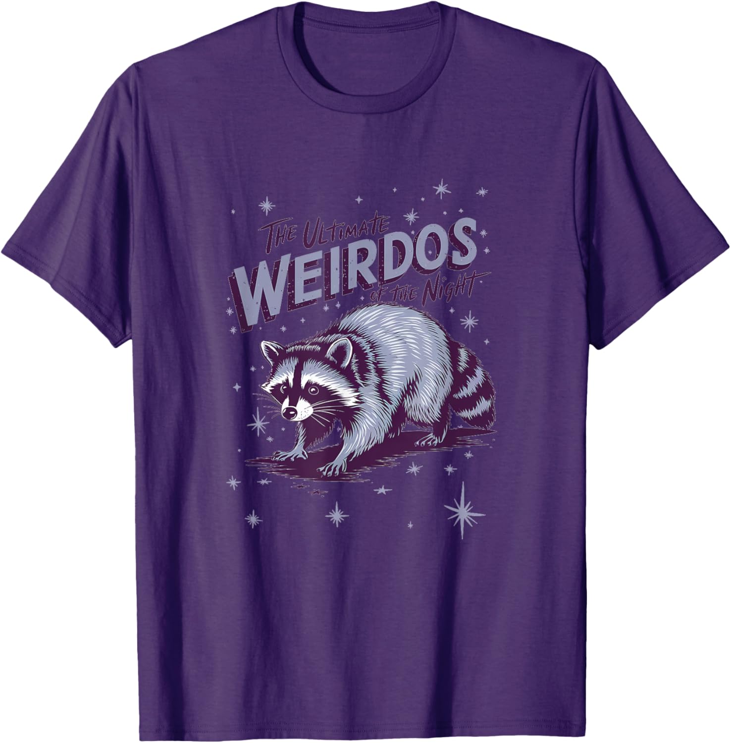 Funny Raccoon Meme T-Shirt - The Biggest Weirdos of the Night Apparel - 10