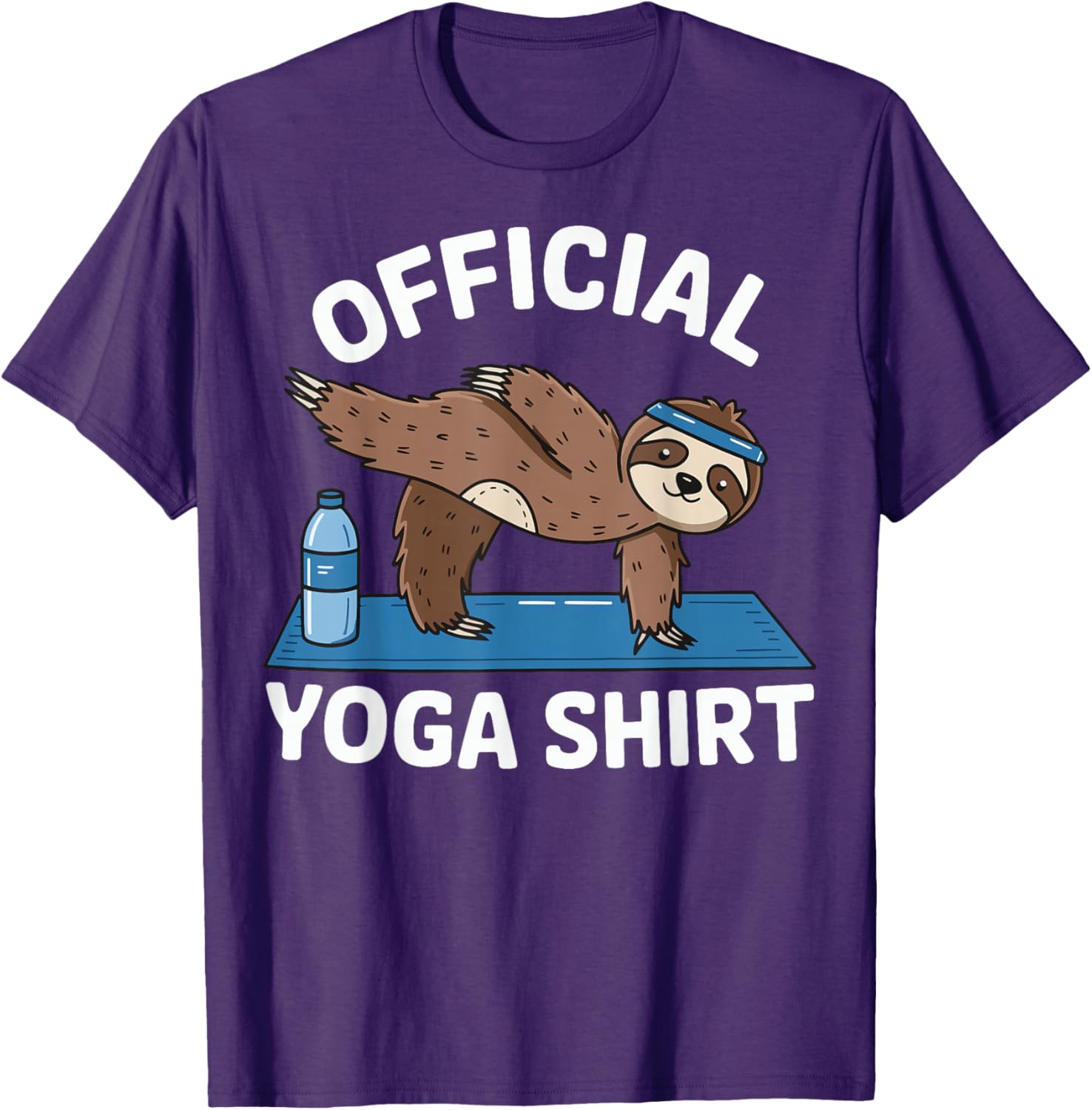 Sloth Yoga T-Shirt Cute and Comfy Apparel for Yoga Lovers - 3
