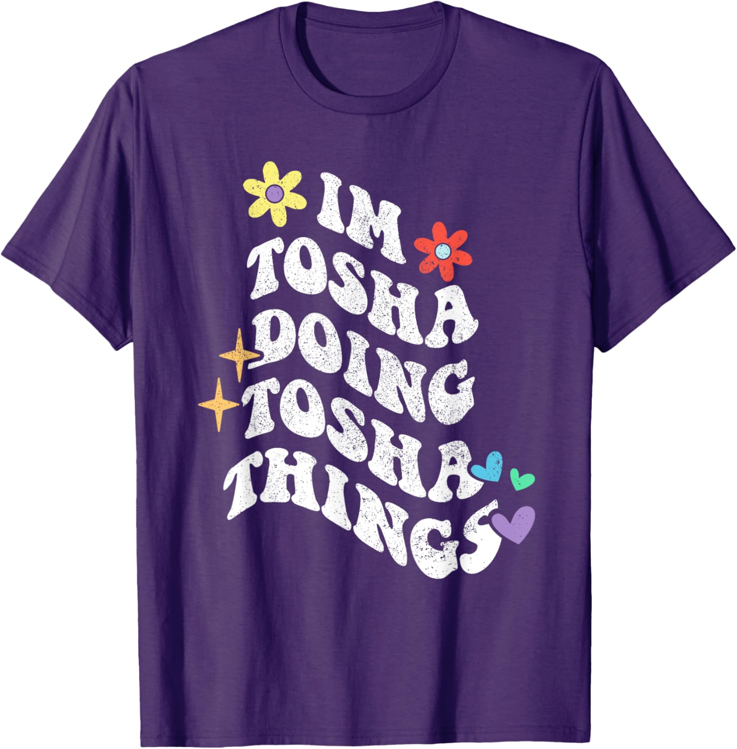 Retro Groovy T-Shirt for Moms Doing Tosha Things - Fun Mothers Day Gift - 23