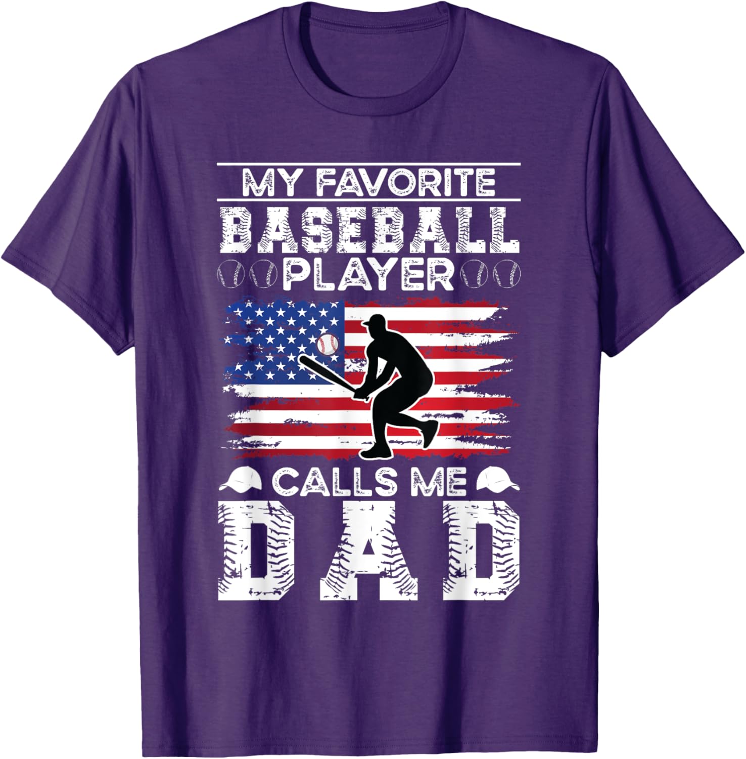Cool Baseball Dad T-Shirt for Sports Lovers - Comfortable & Stylish Gear - 14
