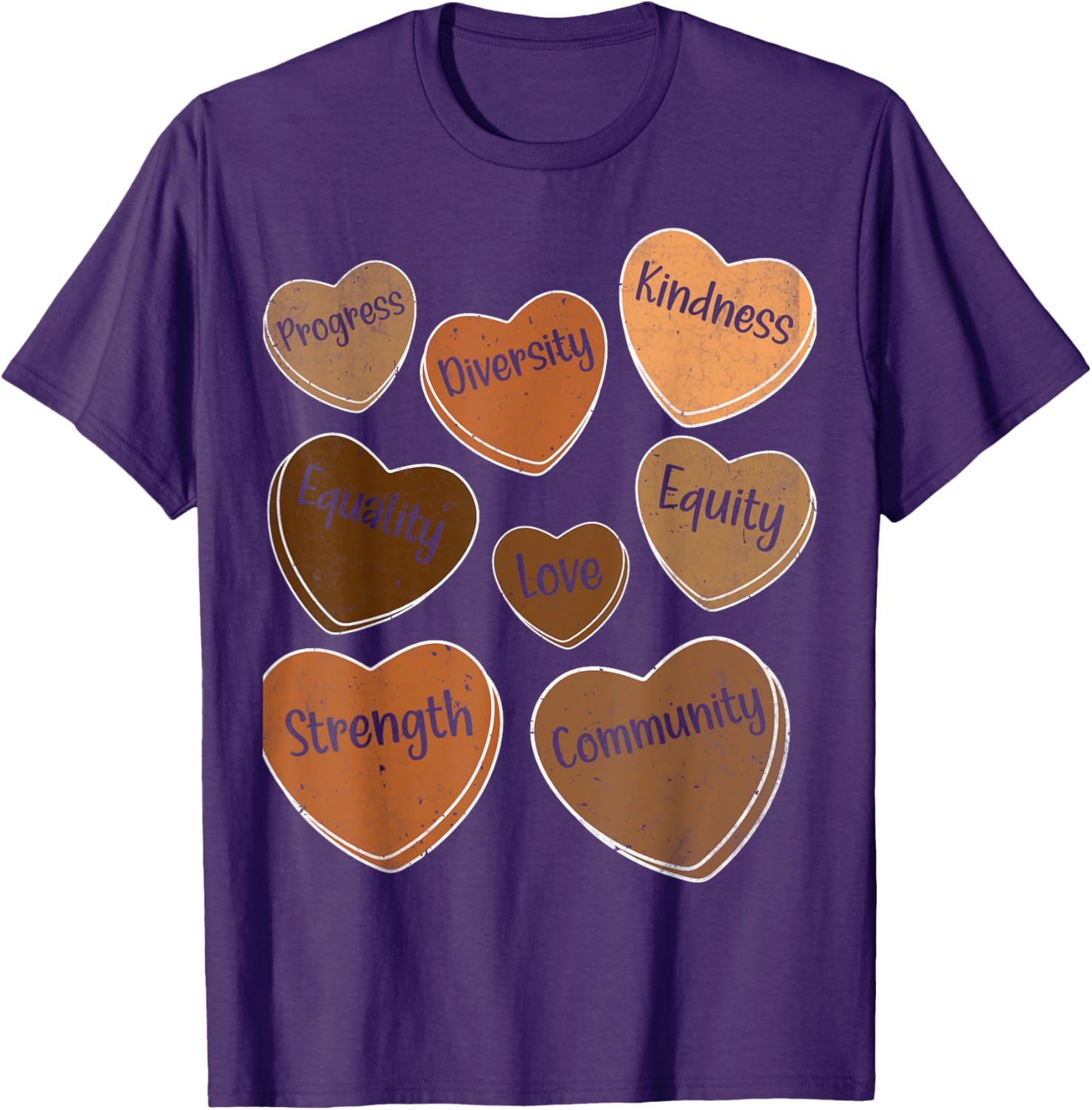 Celebrate Black History Month with Proud Black Women Heart T-Shirt - 2