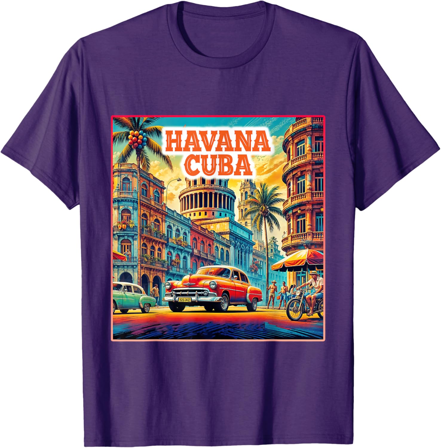 Vintage Havana Cuba Family Trip T-Shirt - Retro Tourist Tee for Fun Adventures - 10
