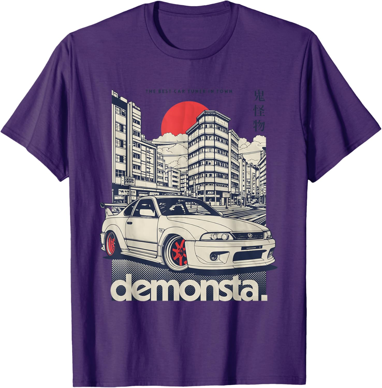 JDM Tokyo Japan Drift Race Car Tuning Retro Vintage T-Shirt for Gearheads - 8