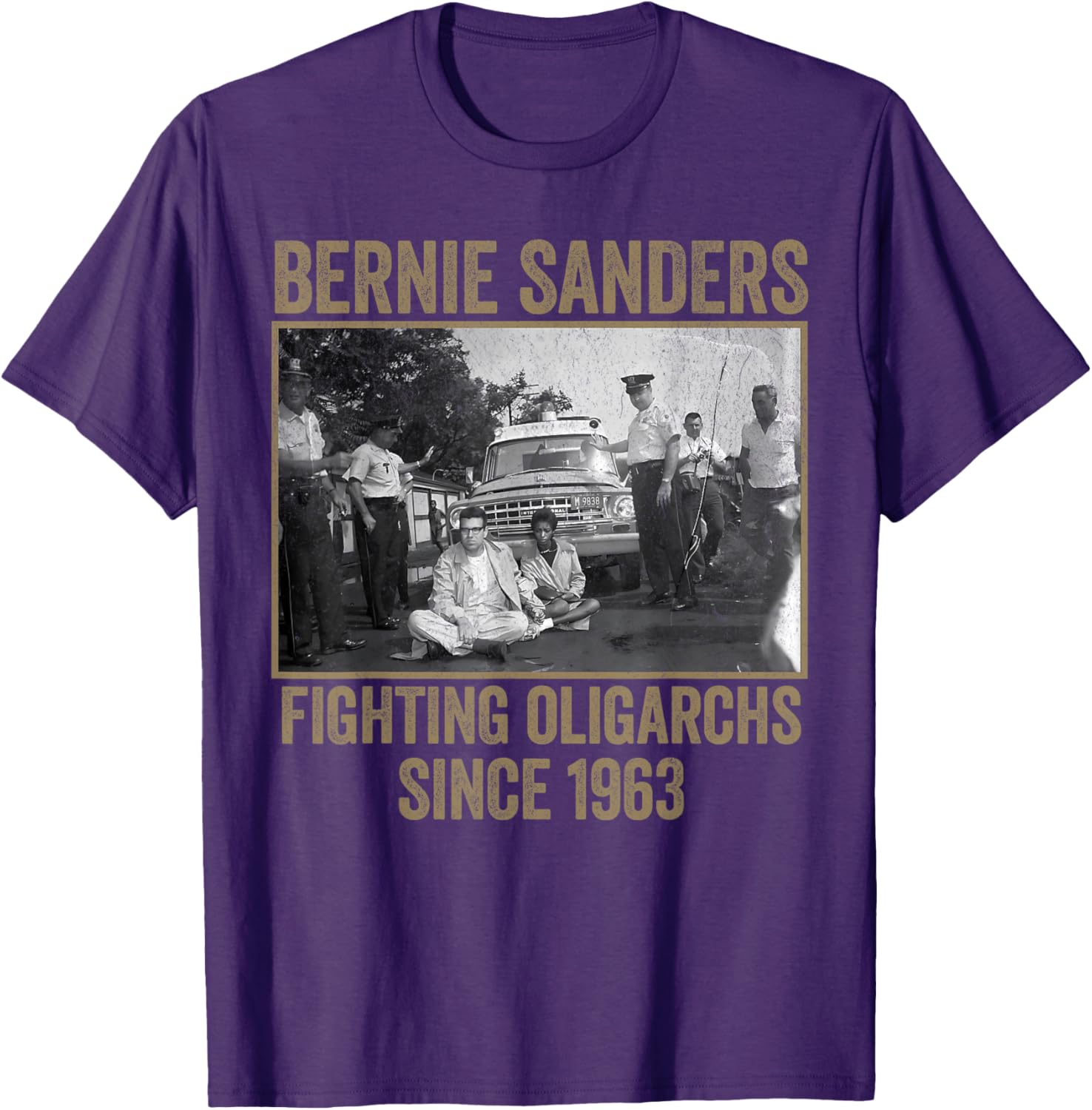 Bernie Fighting Oligarchs Protest T-Shirt for Activists and Supporters - 20