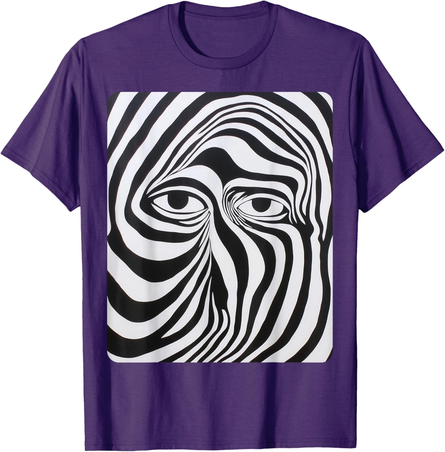 Stylish Eyes White and Black Designer T-Shirt for Trendy Fashion Lovers - 13