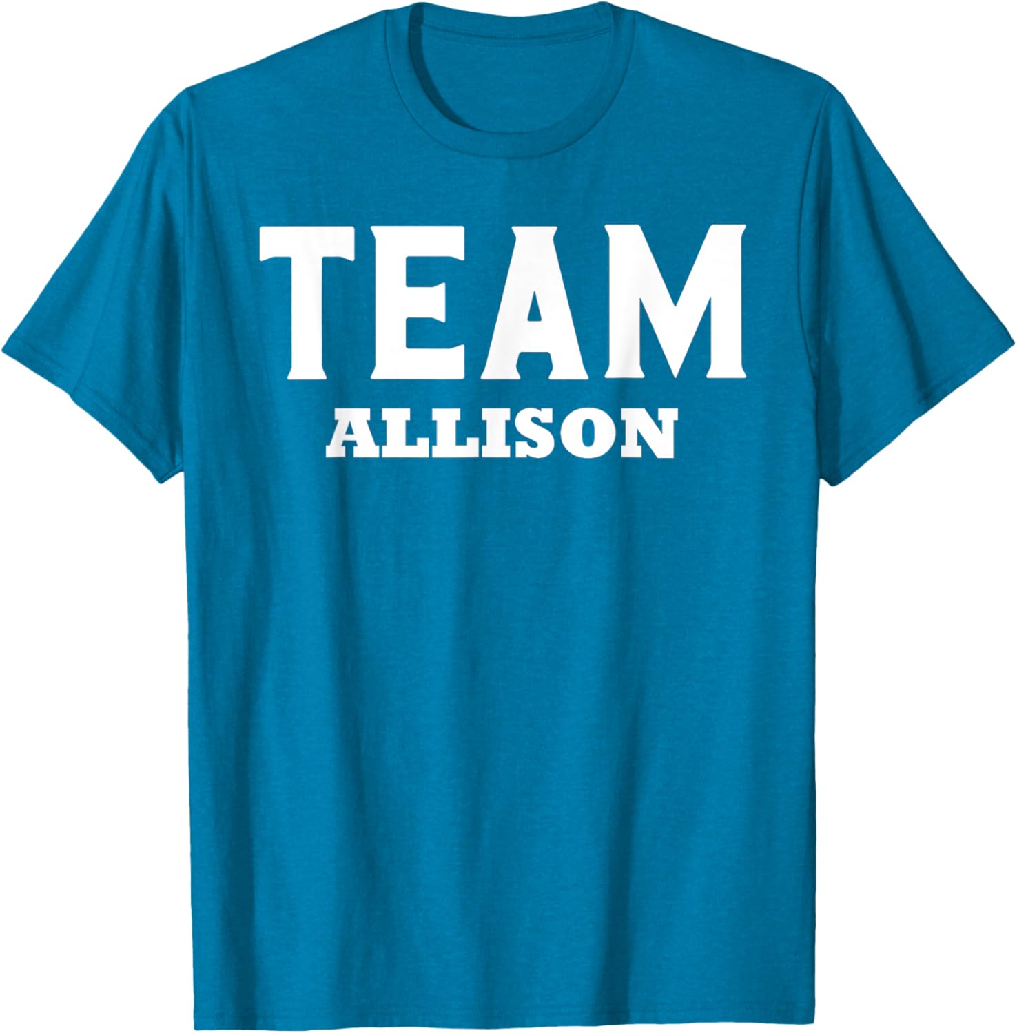 Team ALLISON T-Shirt Personalized Name Support for Fans and Friends - 25