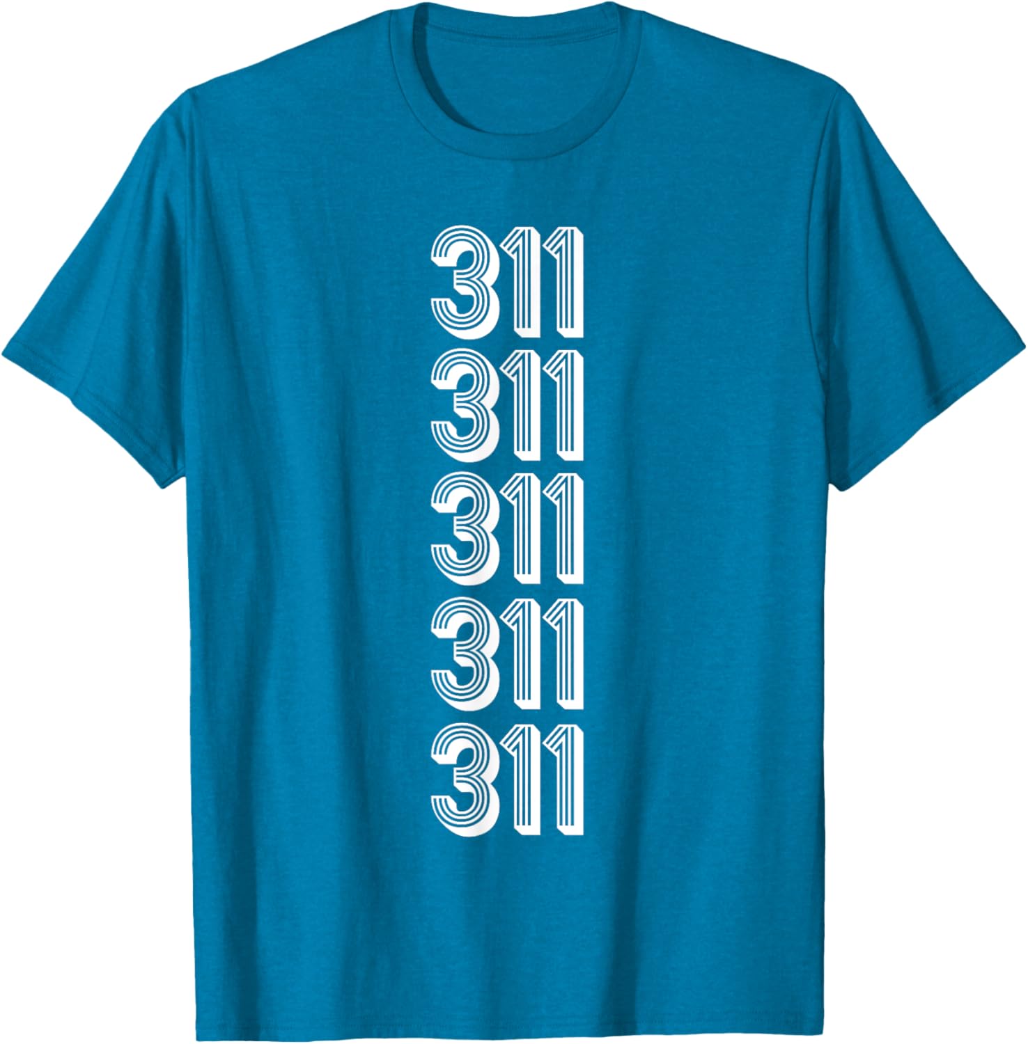 311 Area Code Chicago T-Shirt for Trendy City Lovers and Travelers - 10